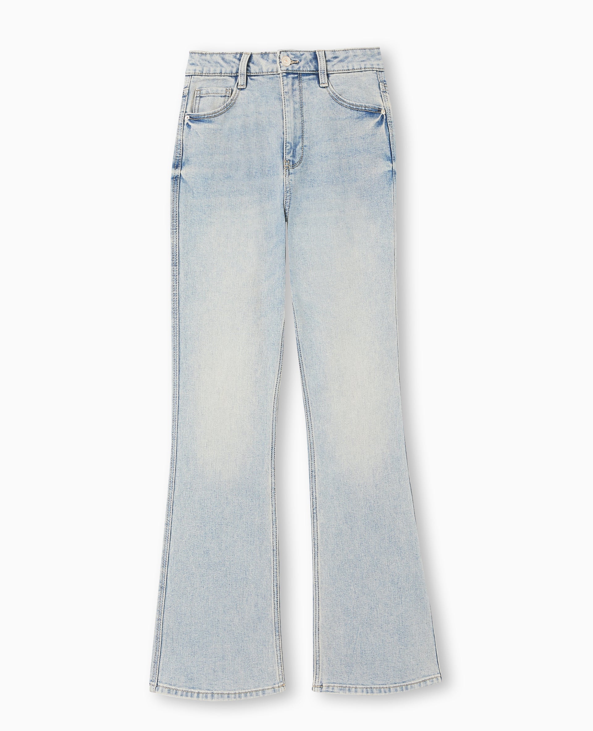 Jean flare taille haute