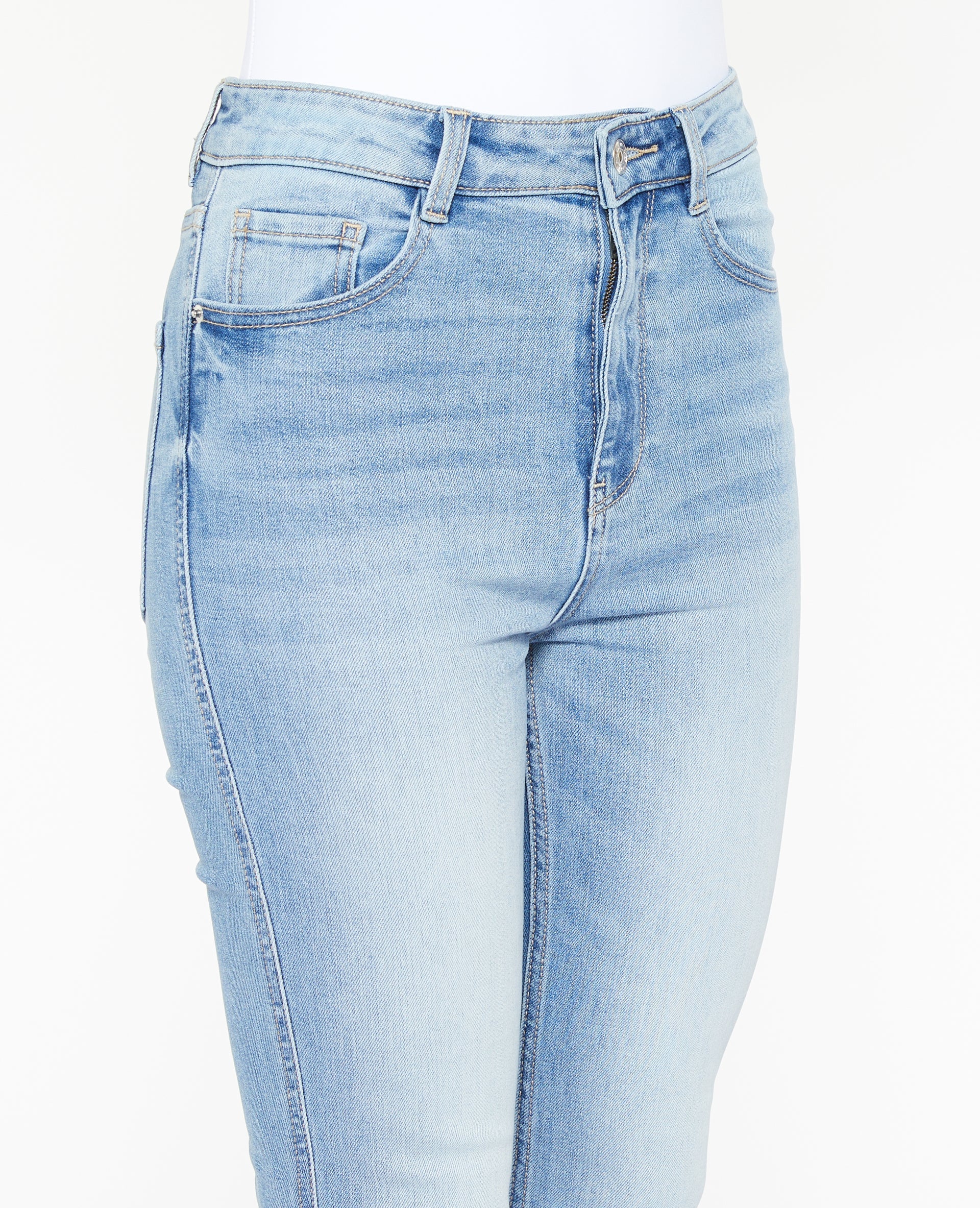 Jean flare taille haute