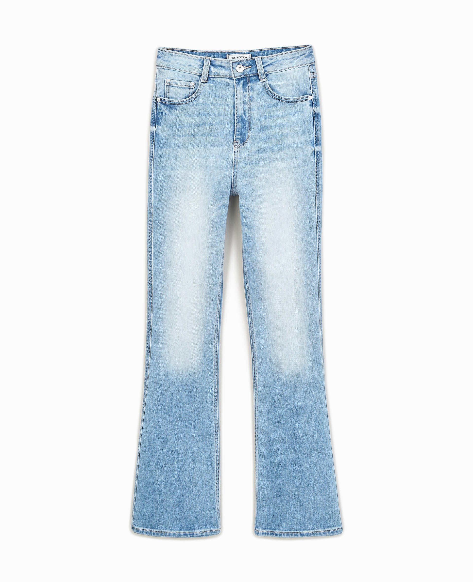 Jean flare taille haute