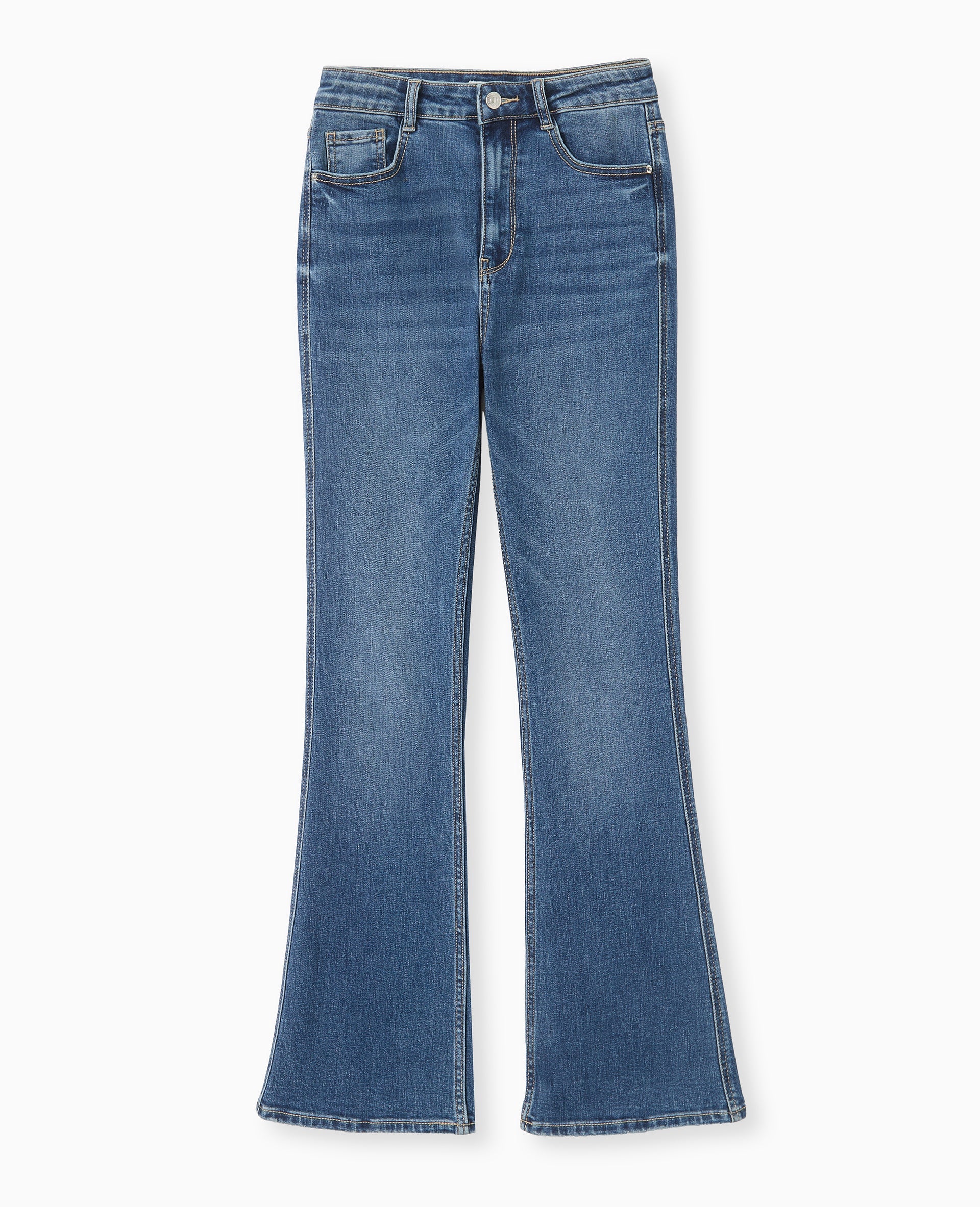 Jean flare taille haute