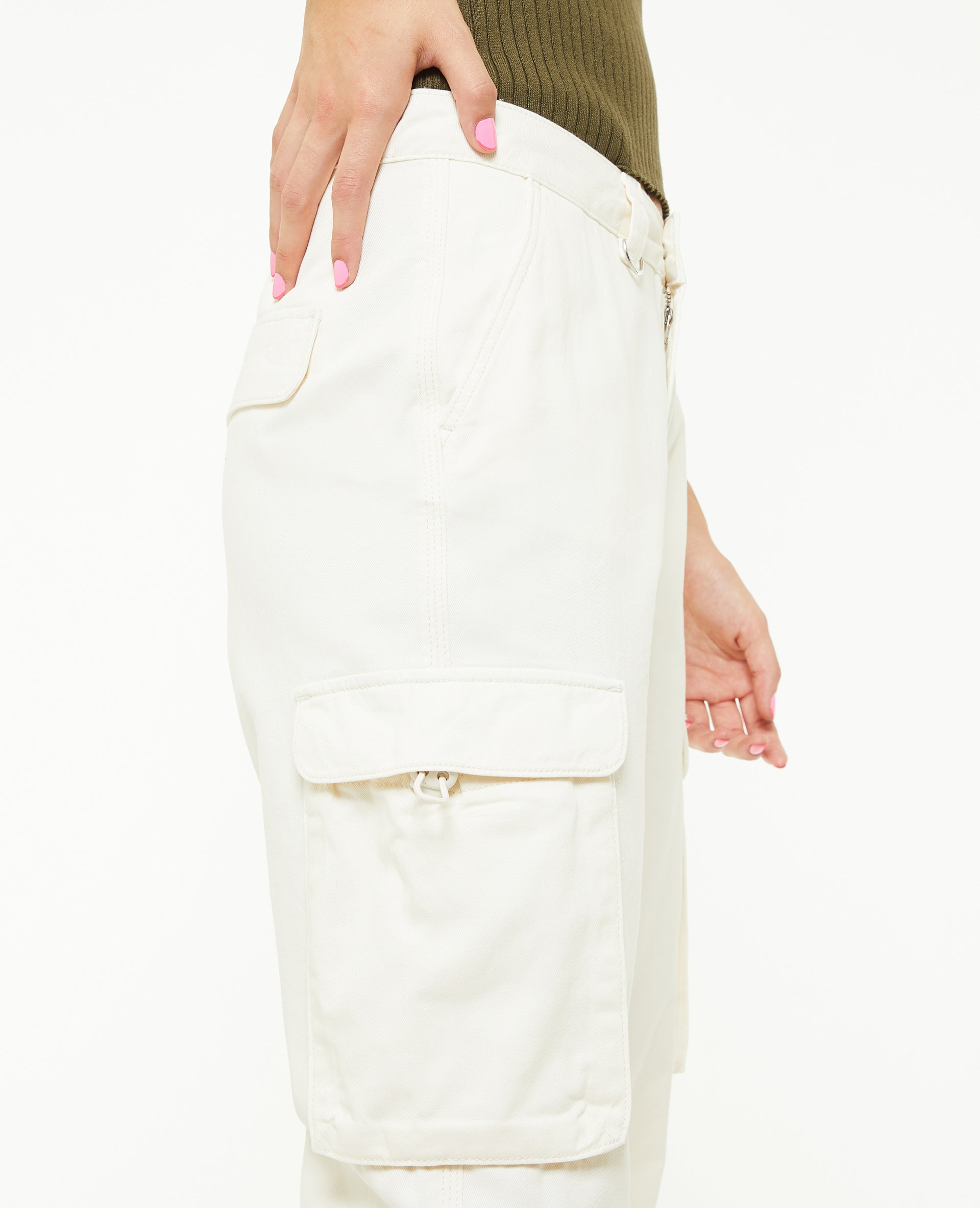 Pantalon cargo taille basse