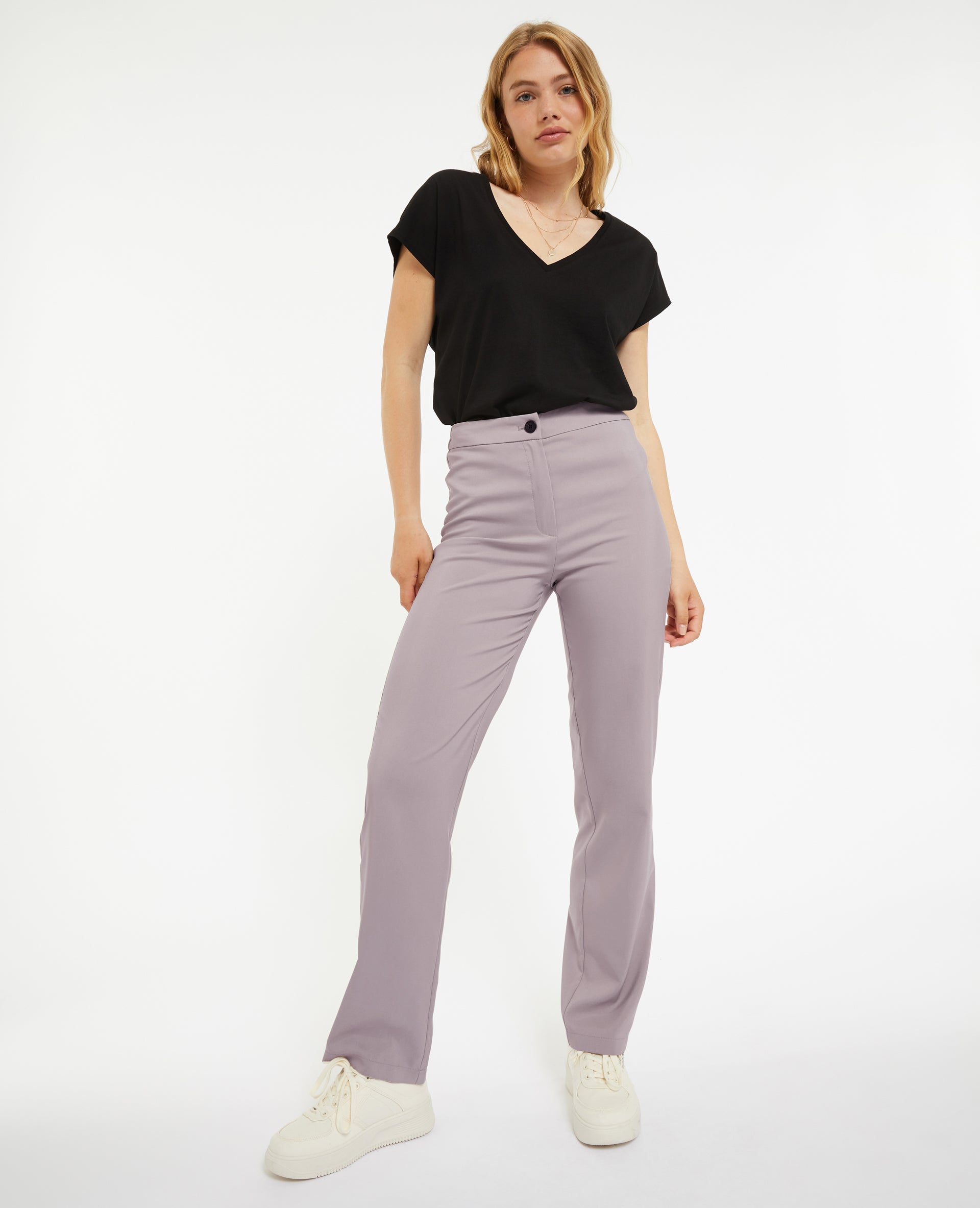 Pantalon city droit et ajusté