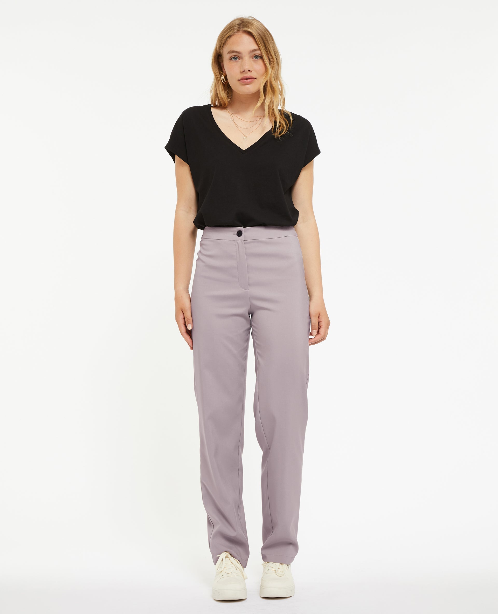 Pantalon city droit et ajusté