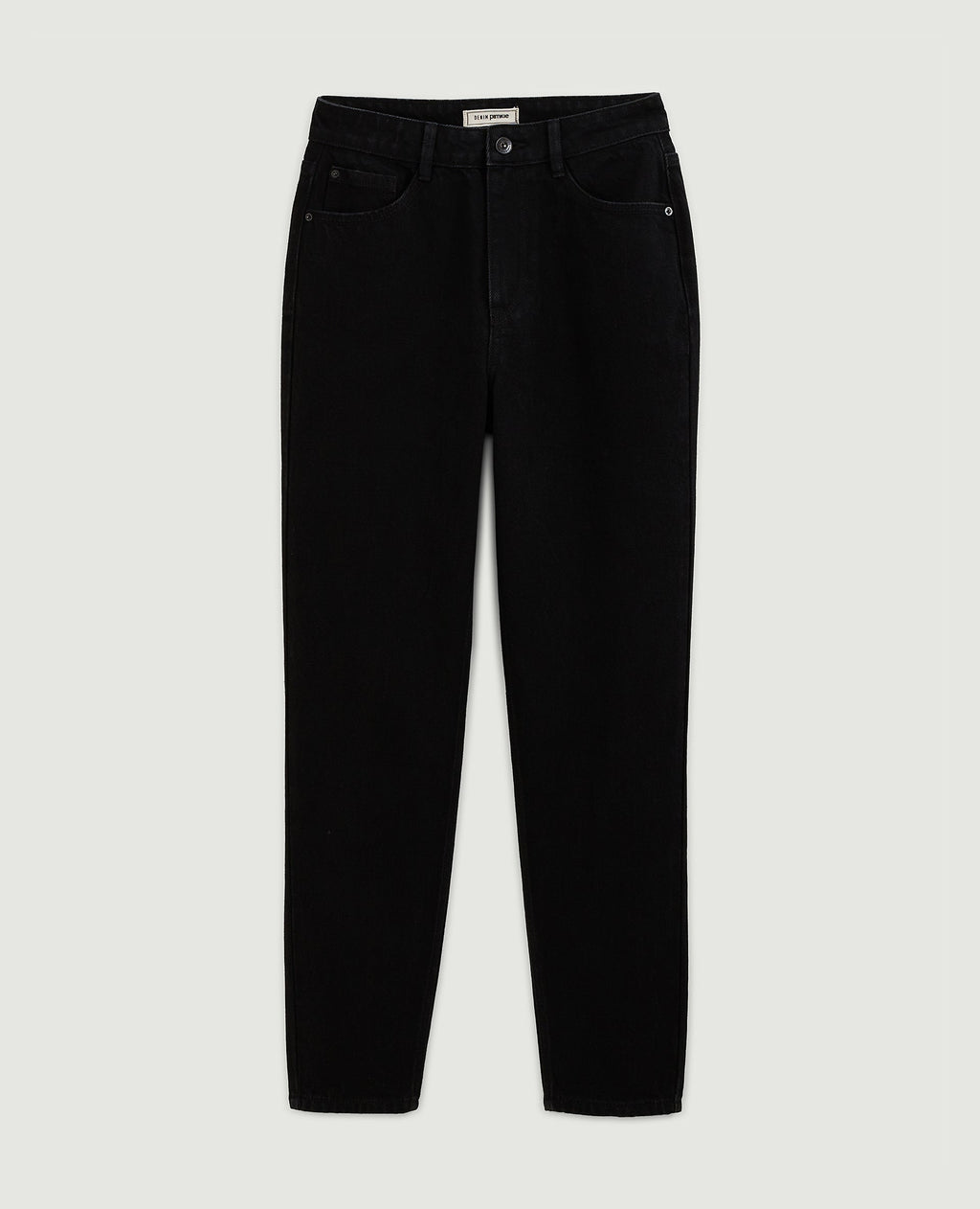 Jean mom taille haute