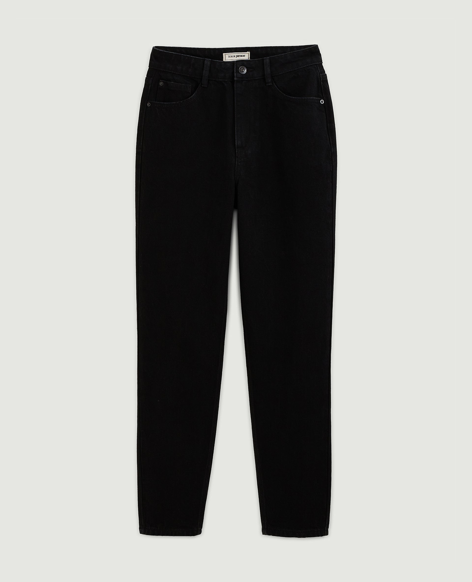 Jean mom taille haute