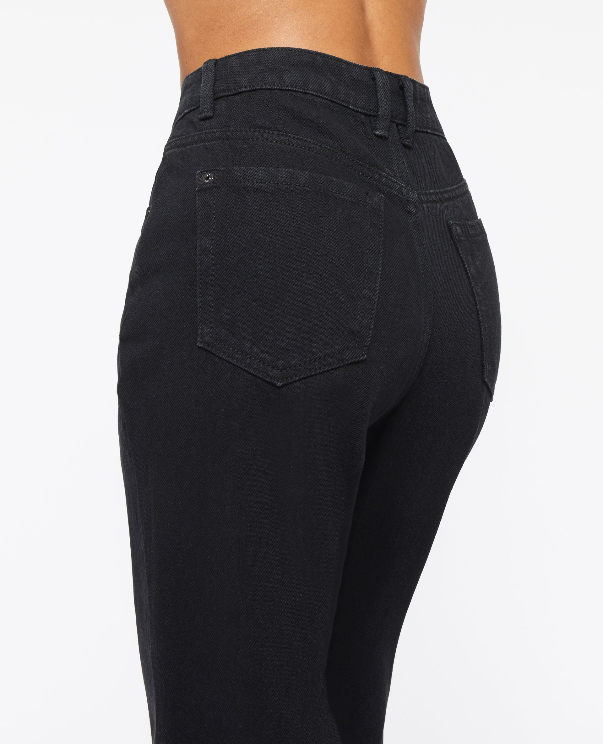 Jean mom taille haute