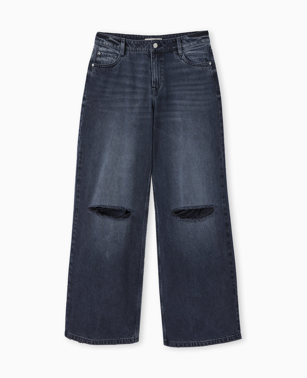 Jean baggy destroy taille basse