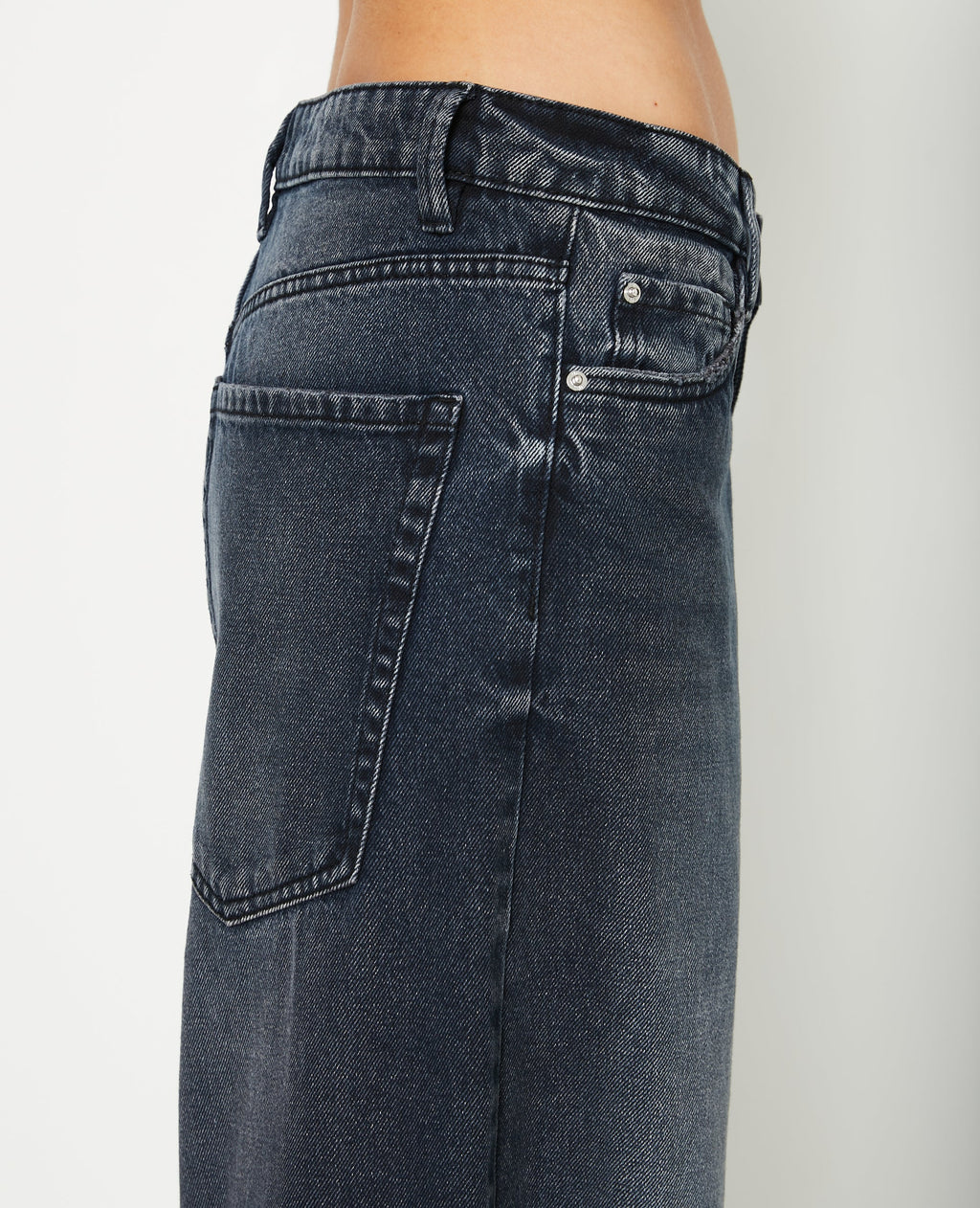 Jean baggy destroy taille basse