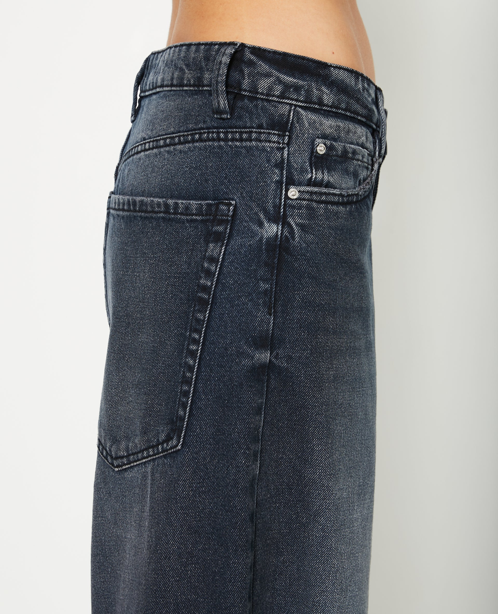Jean baggy destroy taille basse
