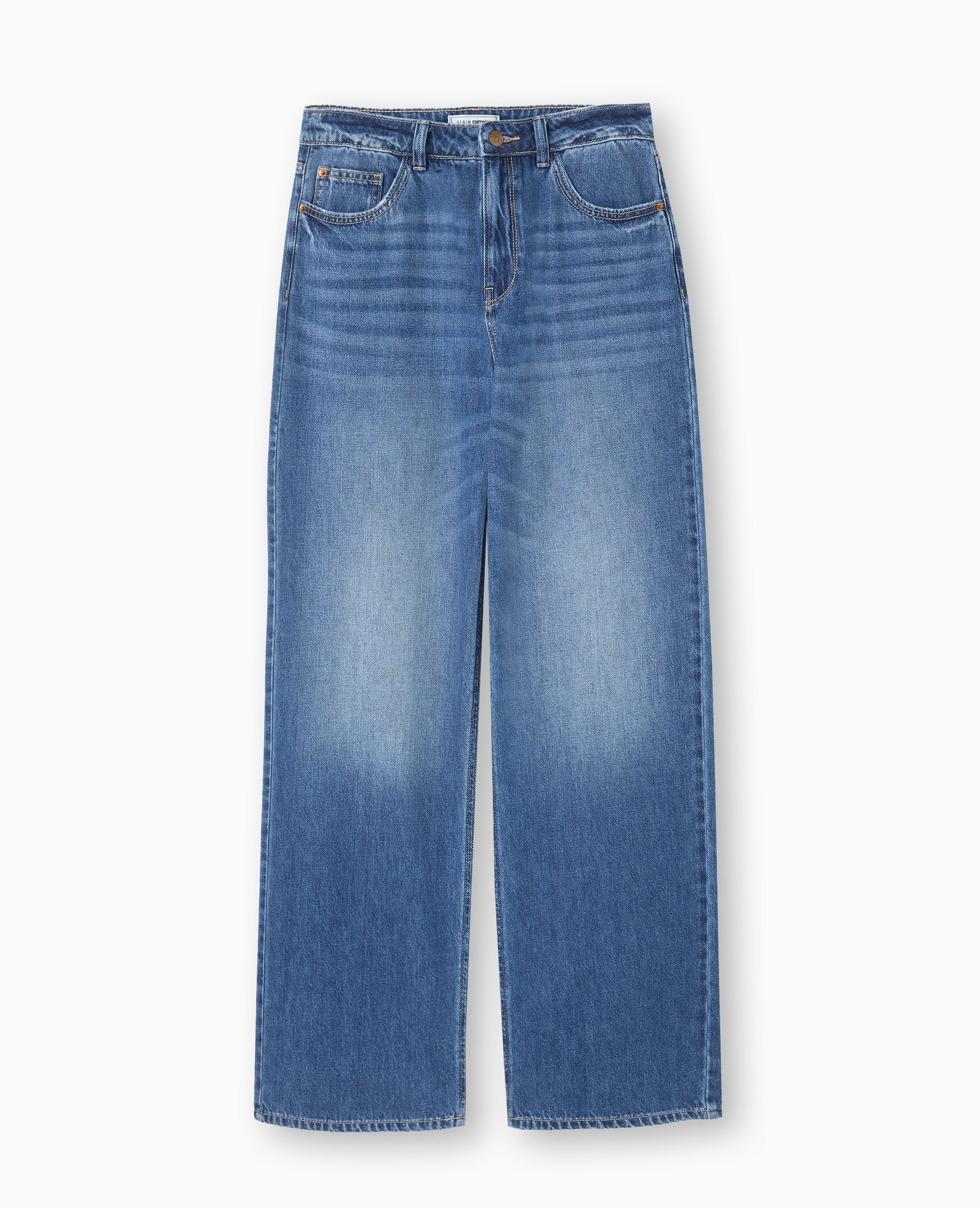 Jean wide taille haute