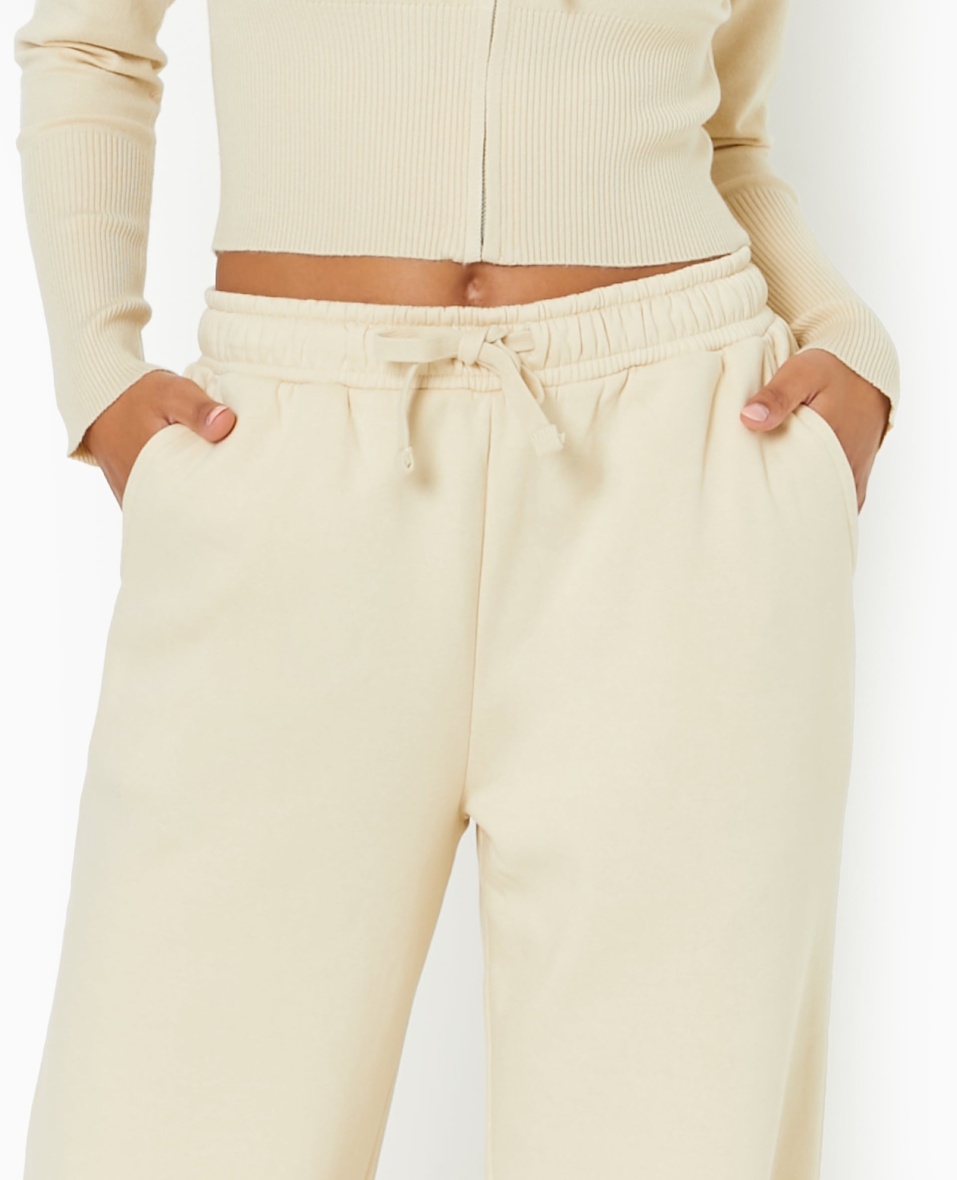 Pantalon de jogging droit en molleton