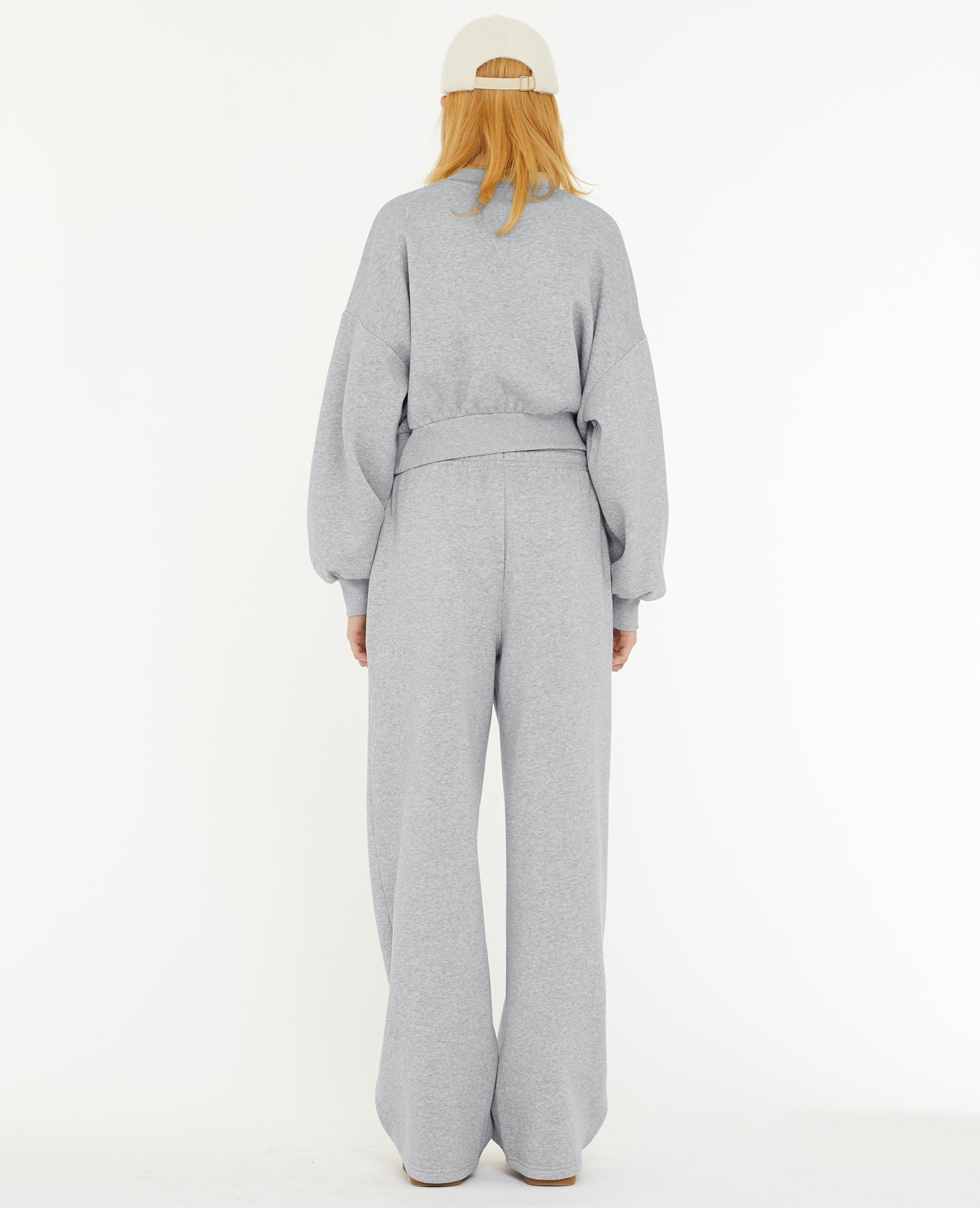 Pantalon de jogging droit en molleton