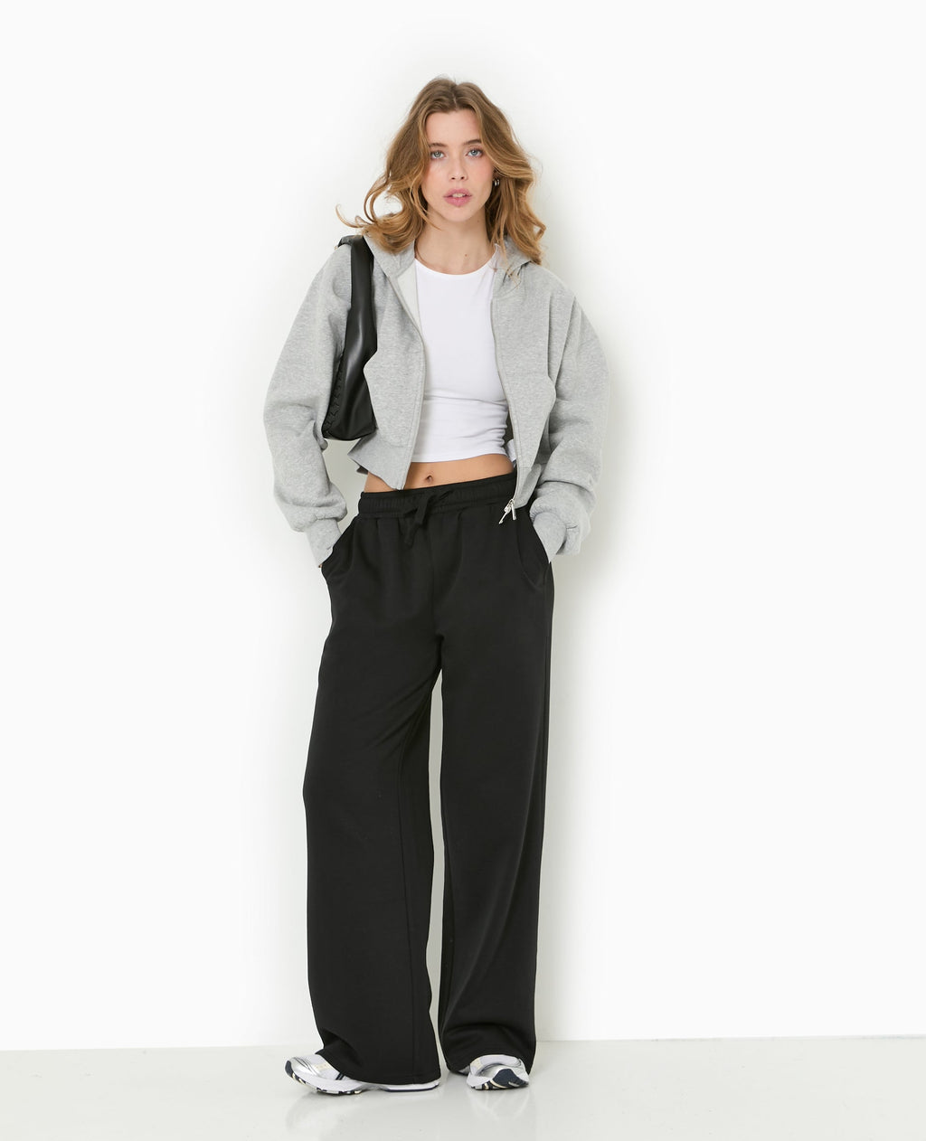 Pantalon de jogging droit en molleton