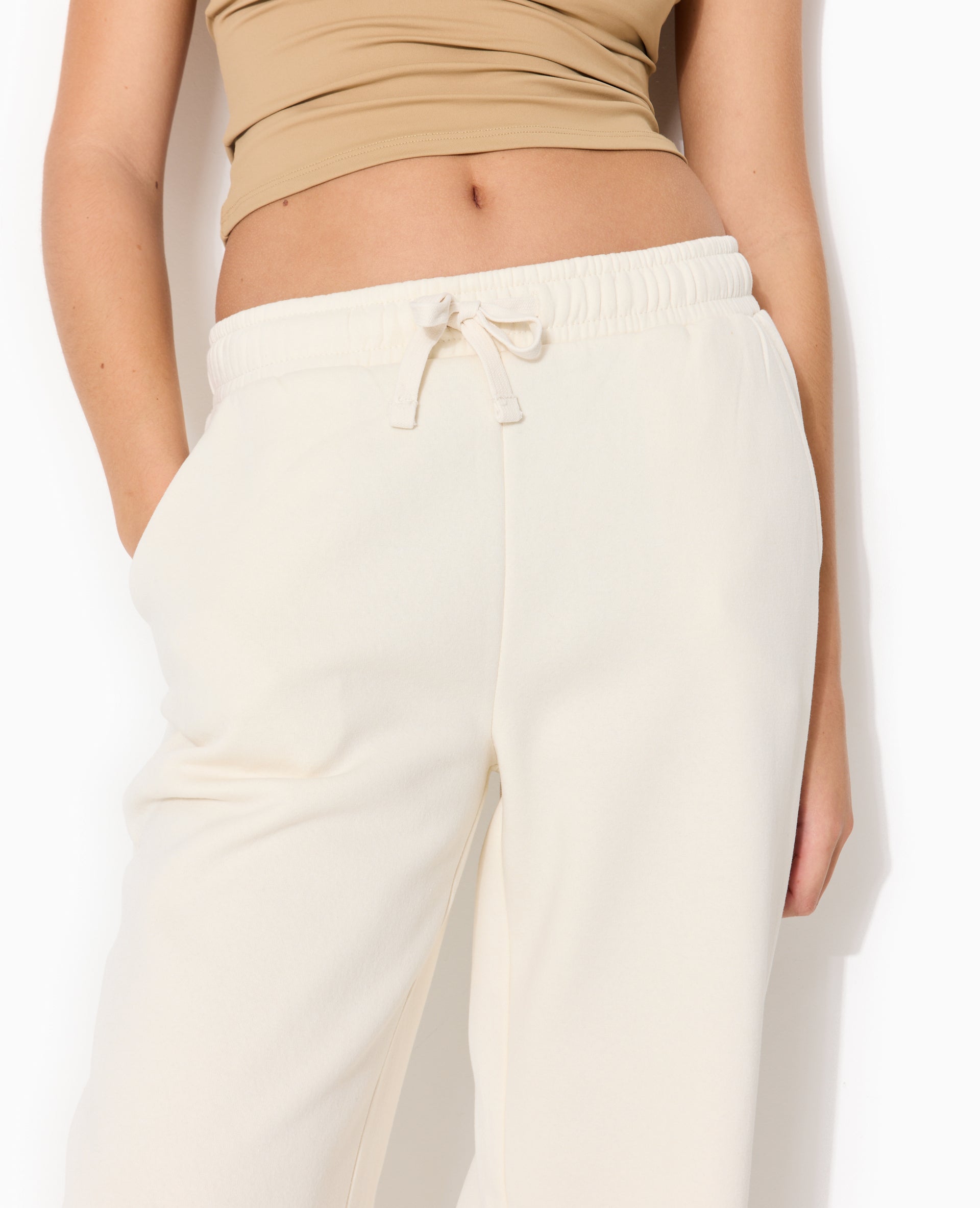 Pantalon de jogging droit en molleton