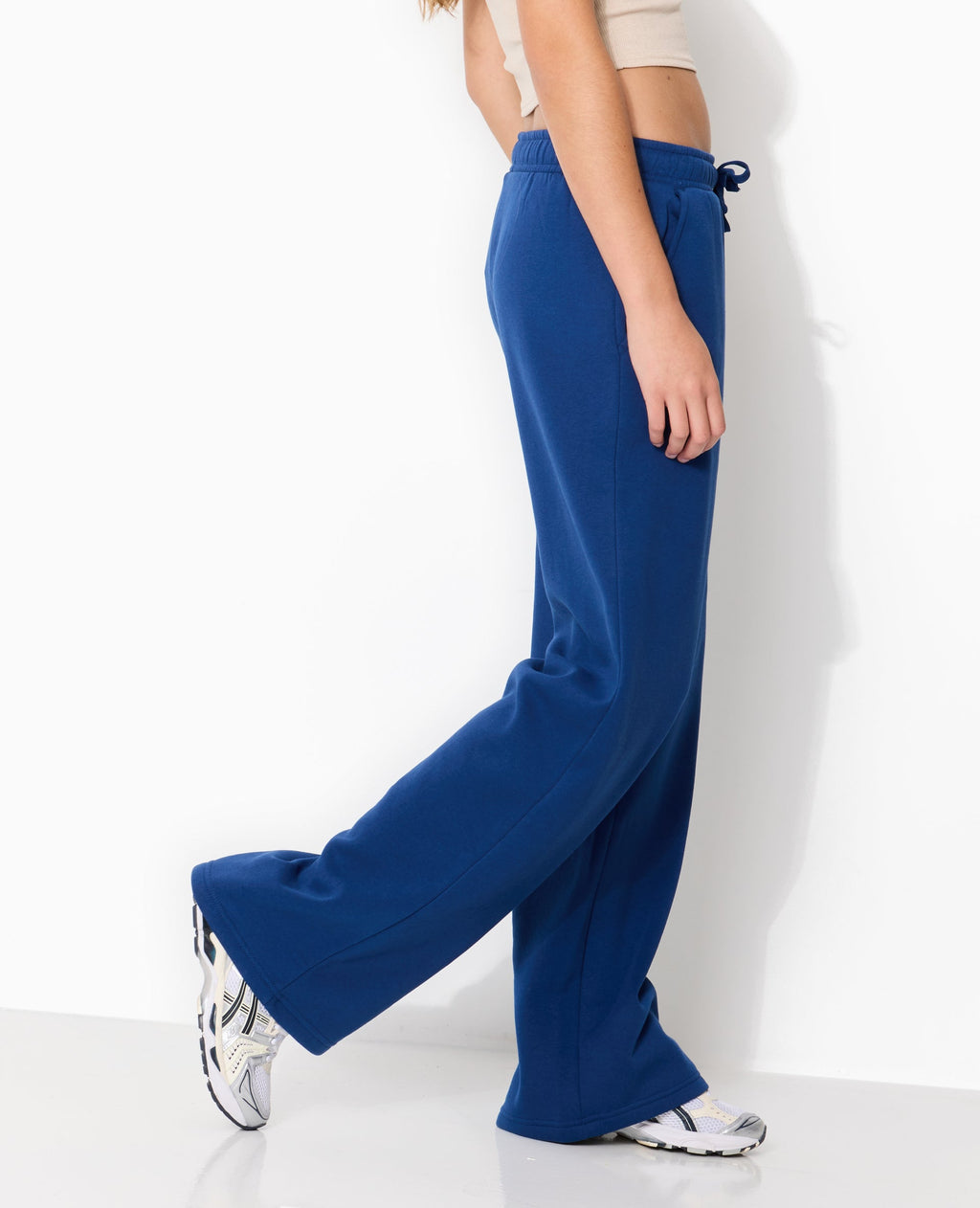 Pantalon de jogging droit en molleton