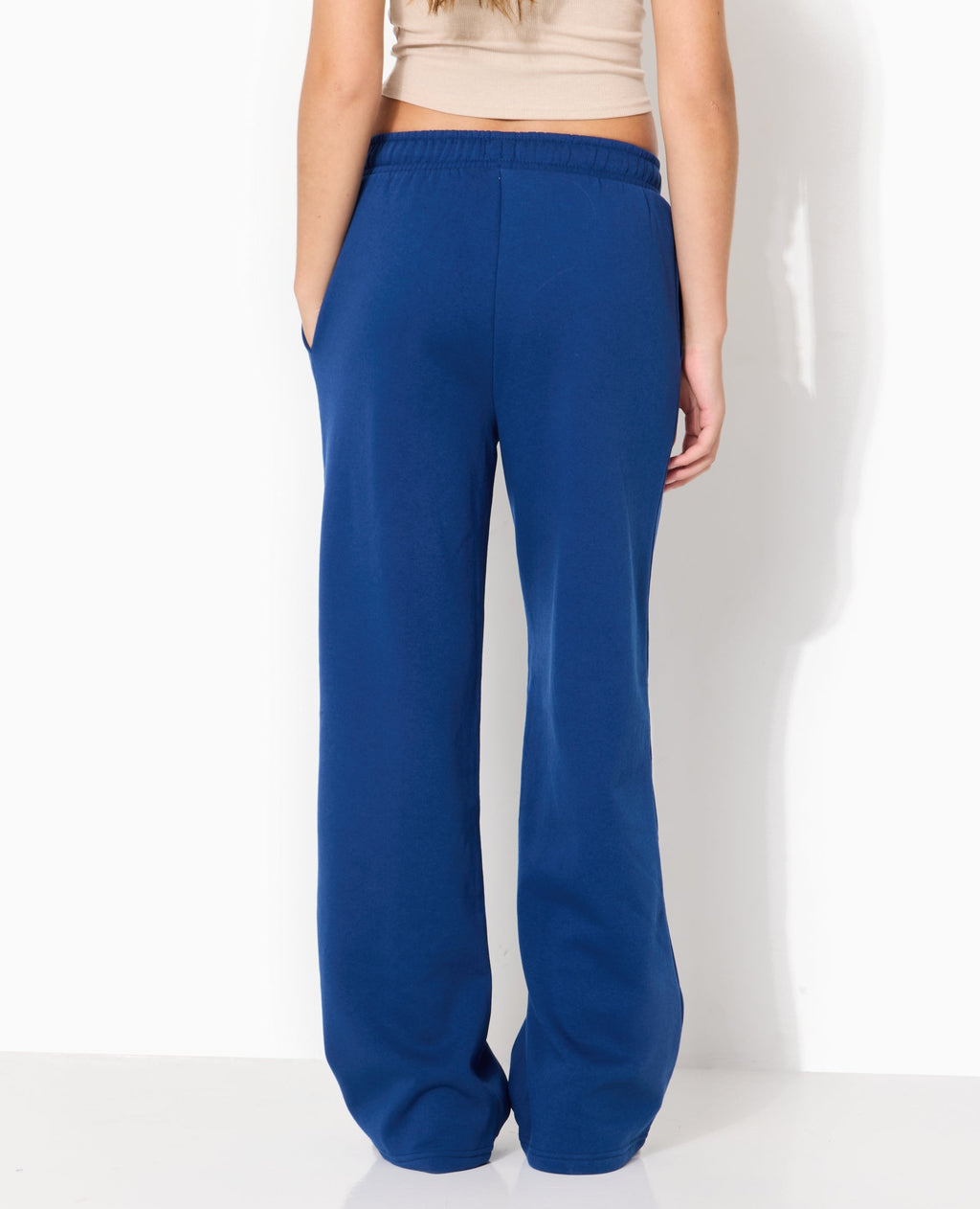 Pantalon de jogging droit en molleton