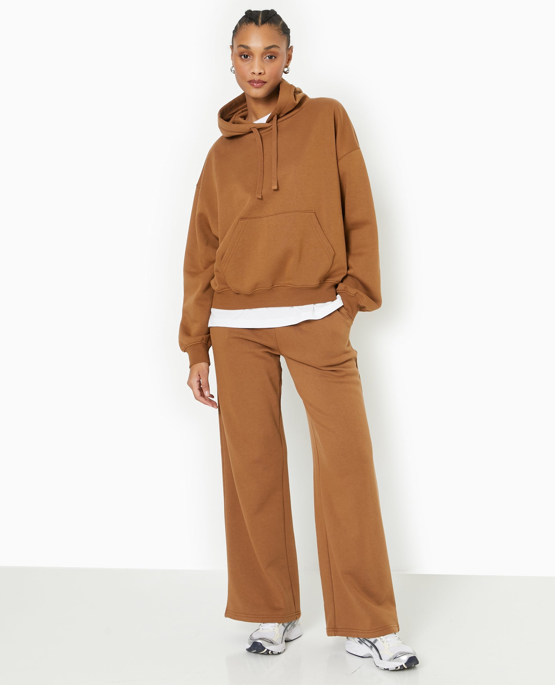 Pantalon de jogging large en molleton