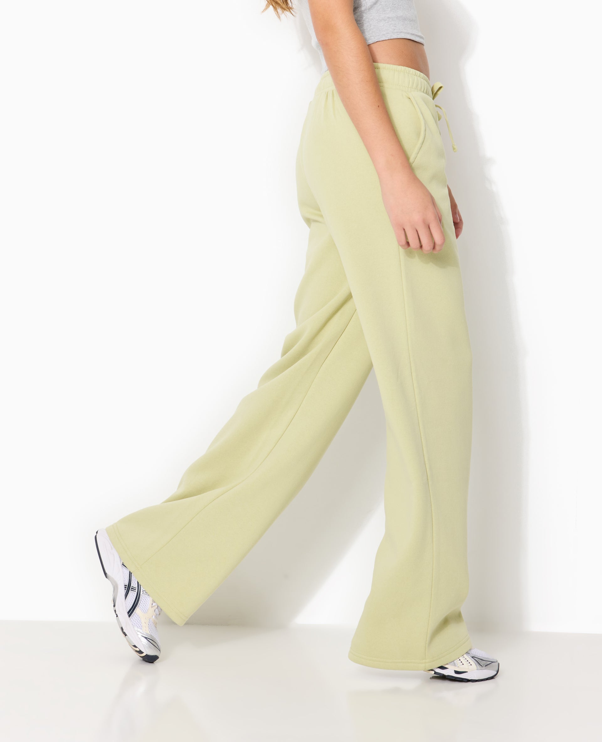 Pantalon de jogging droit en molleton