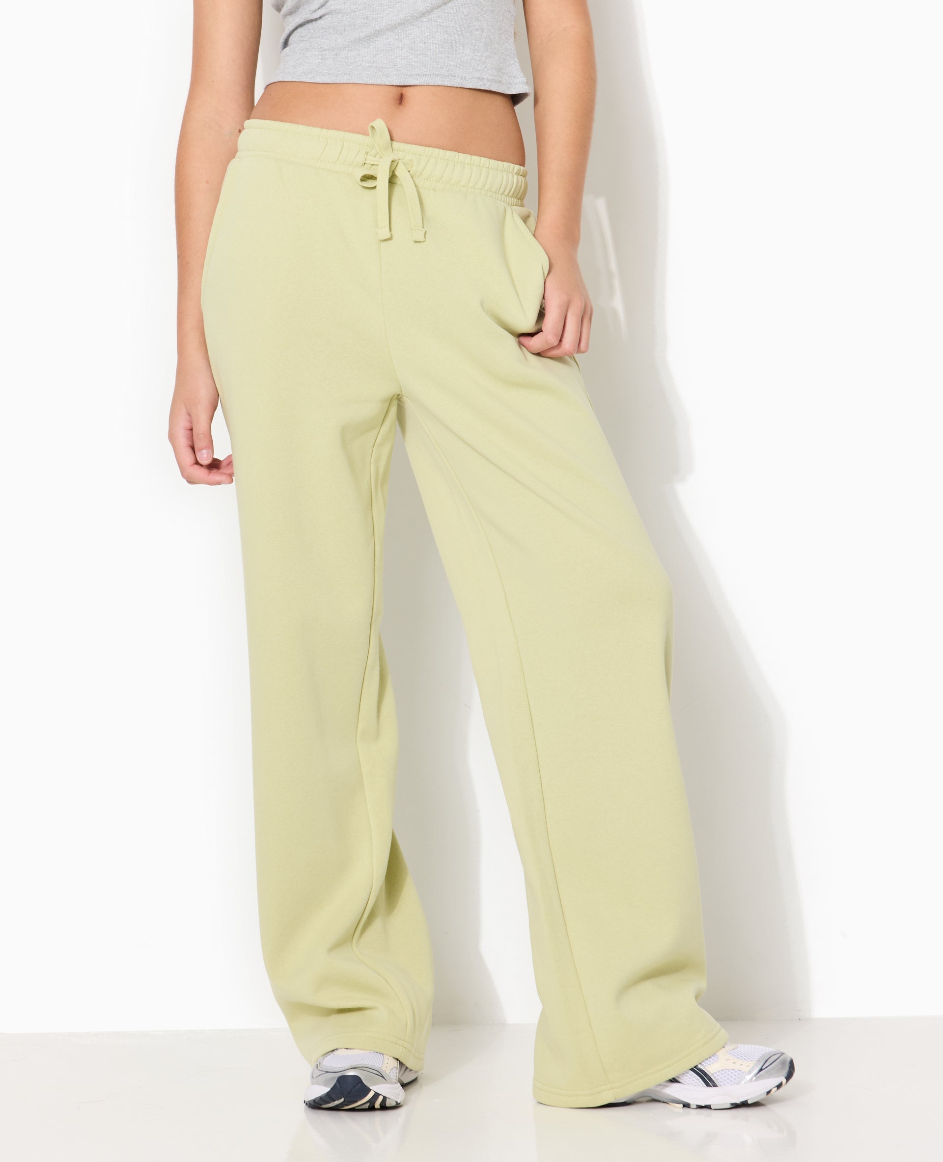 Pantalon de jogging droit en molleton