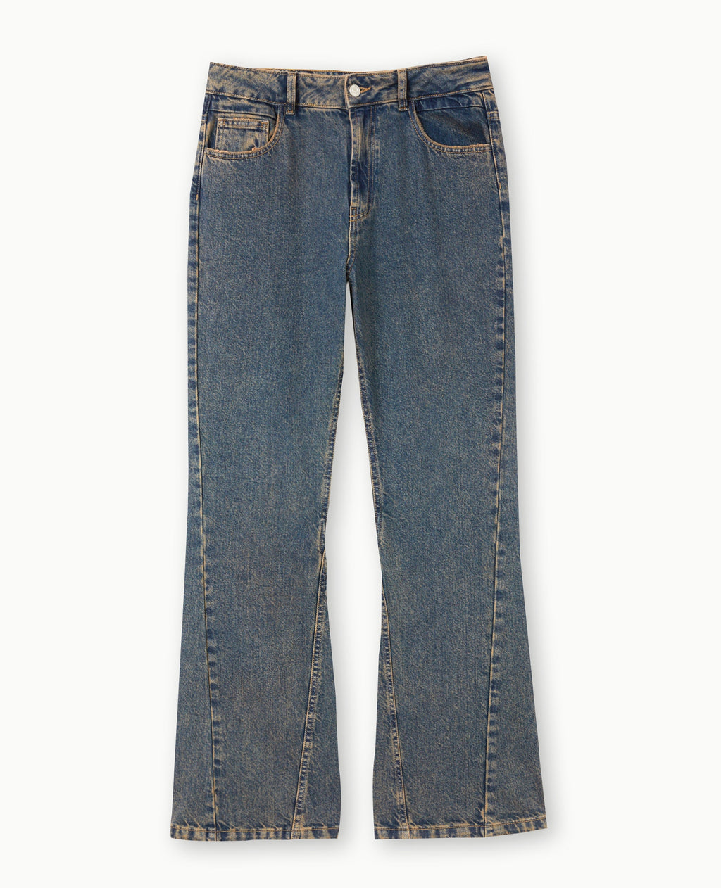Jean flare effet dirty