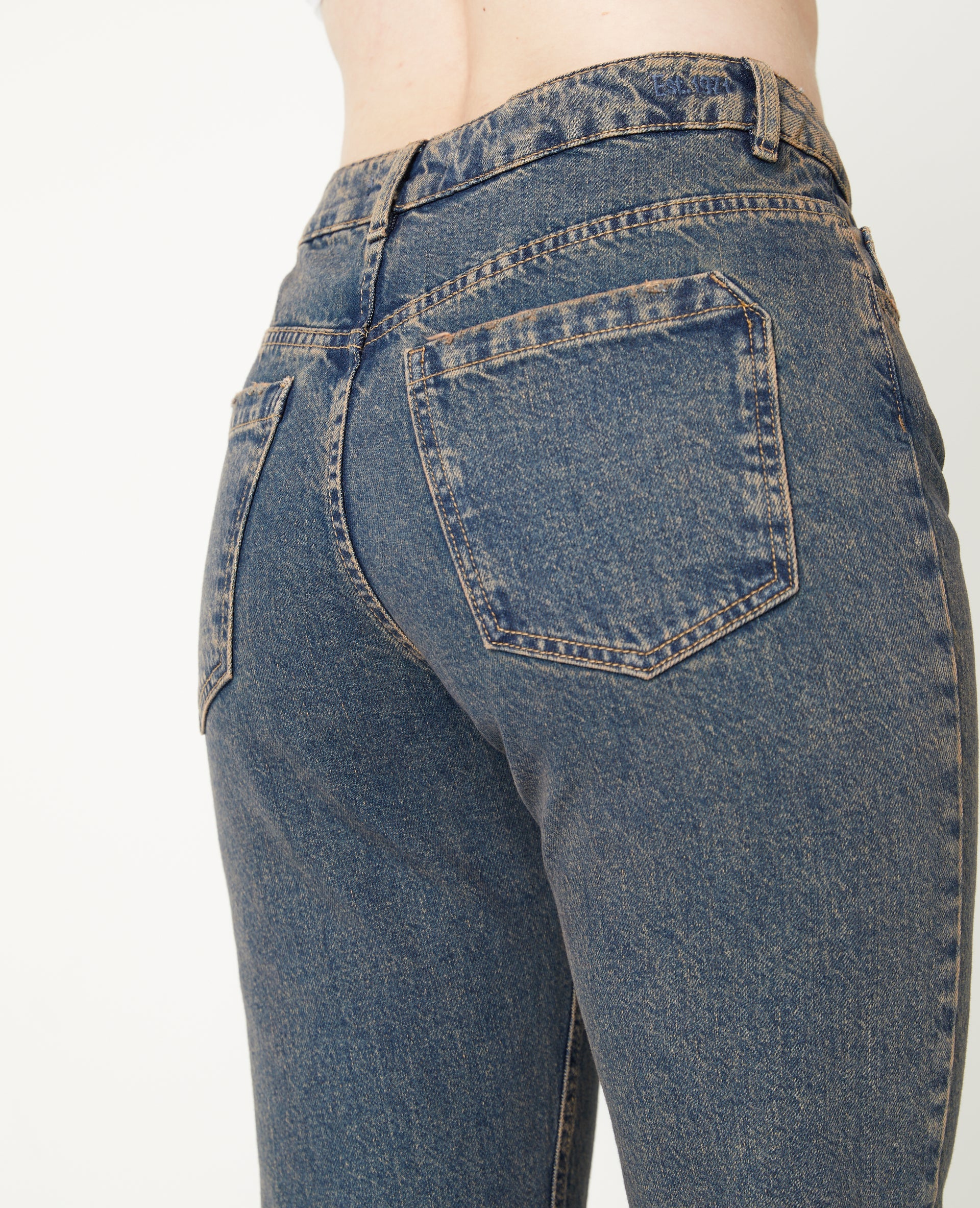 Jean flare effet dirty