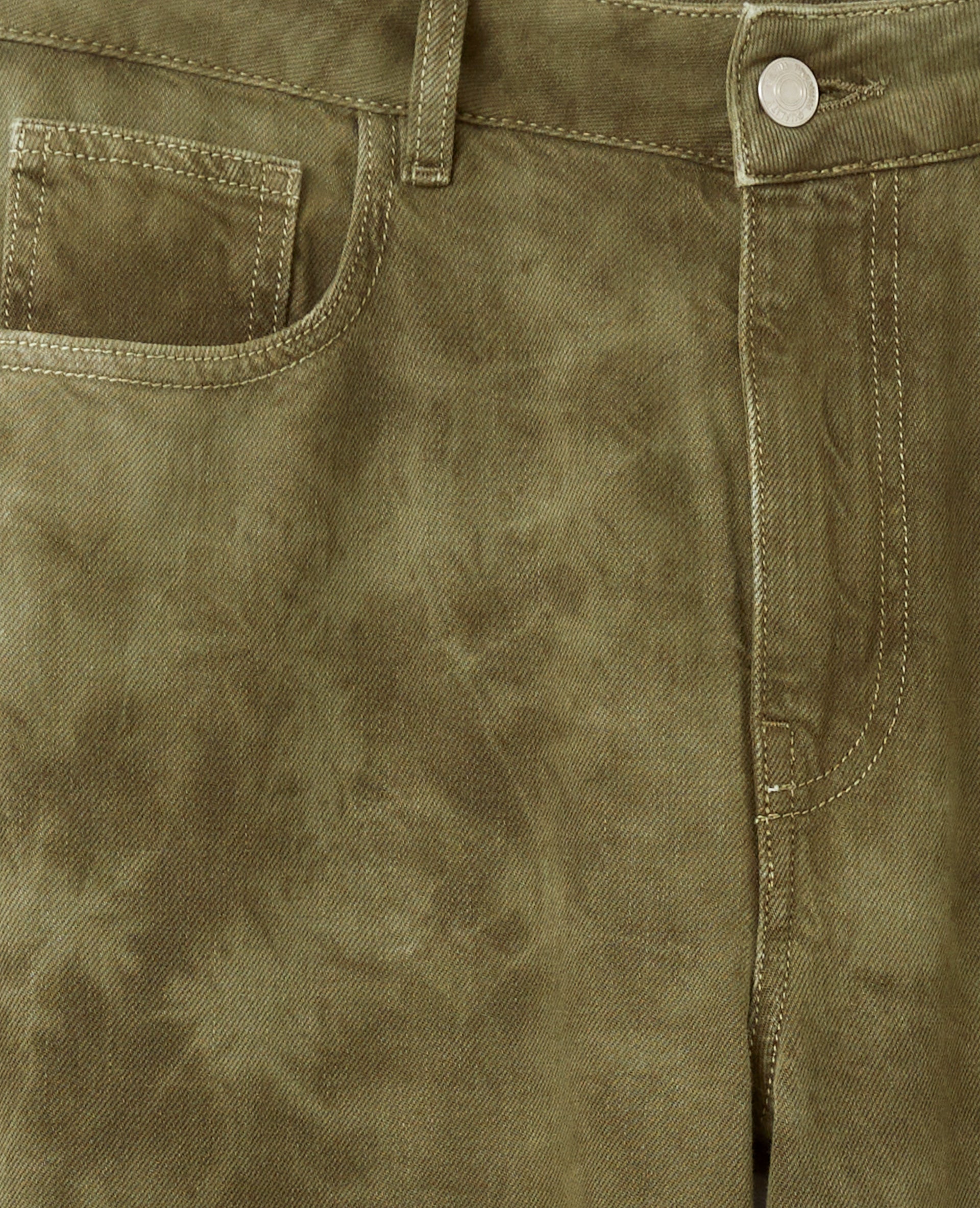 Jean wide taille haute effet dirty
