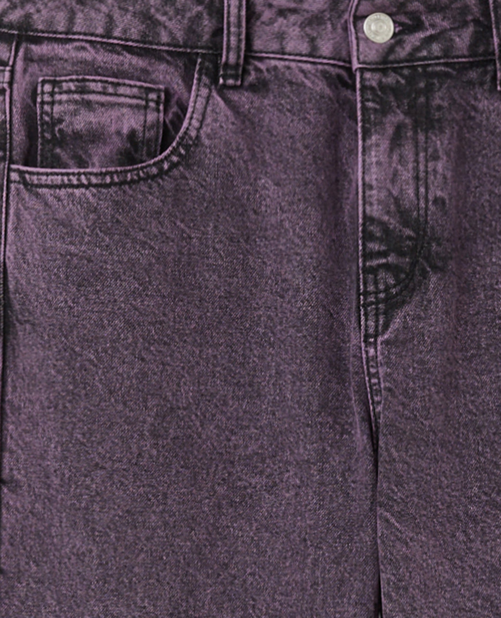 Jean wide taille basse effet dirty