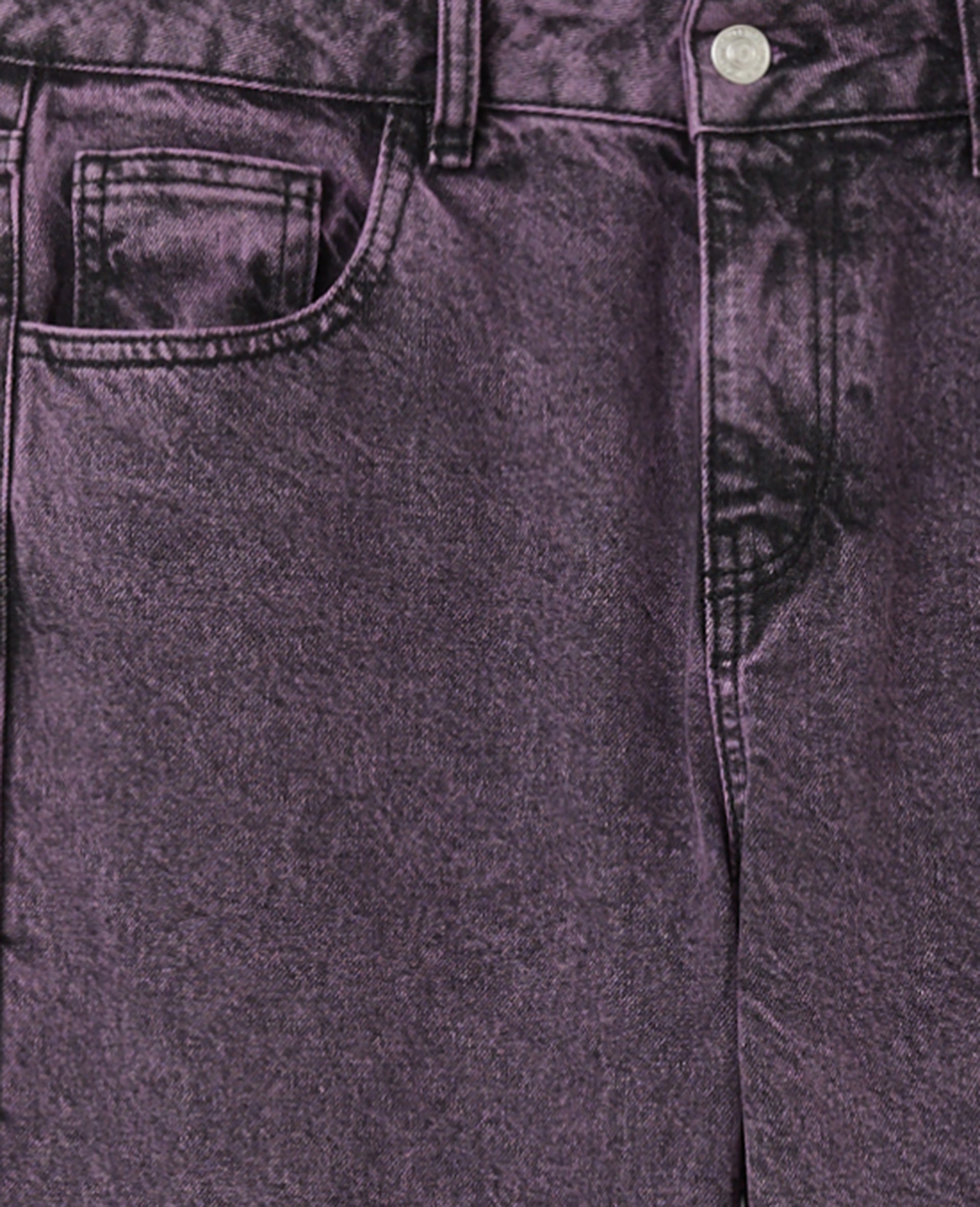 Jean wide taille basse effet dirty