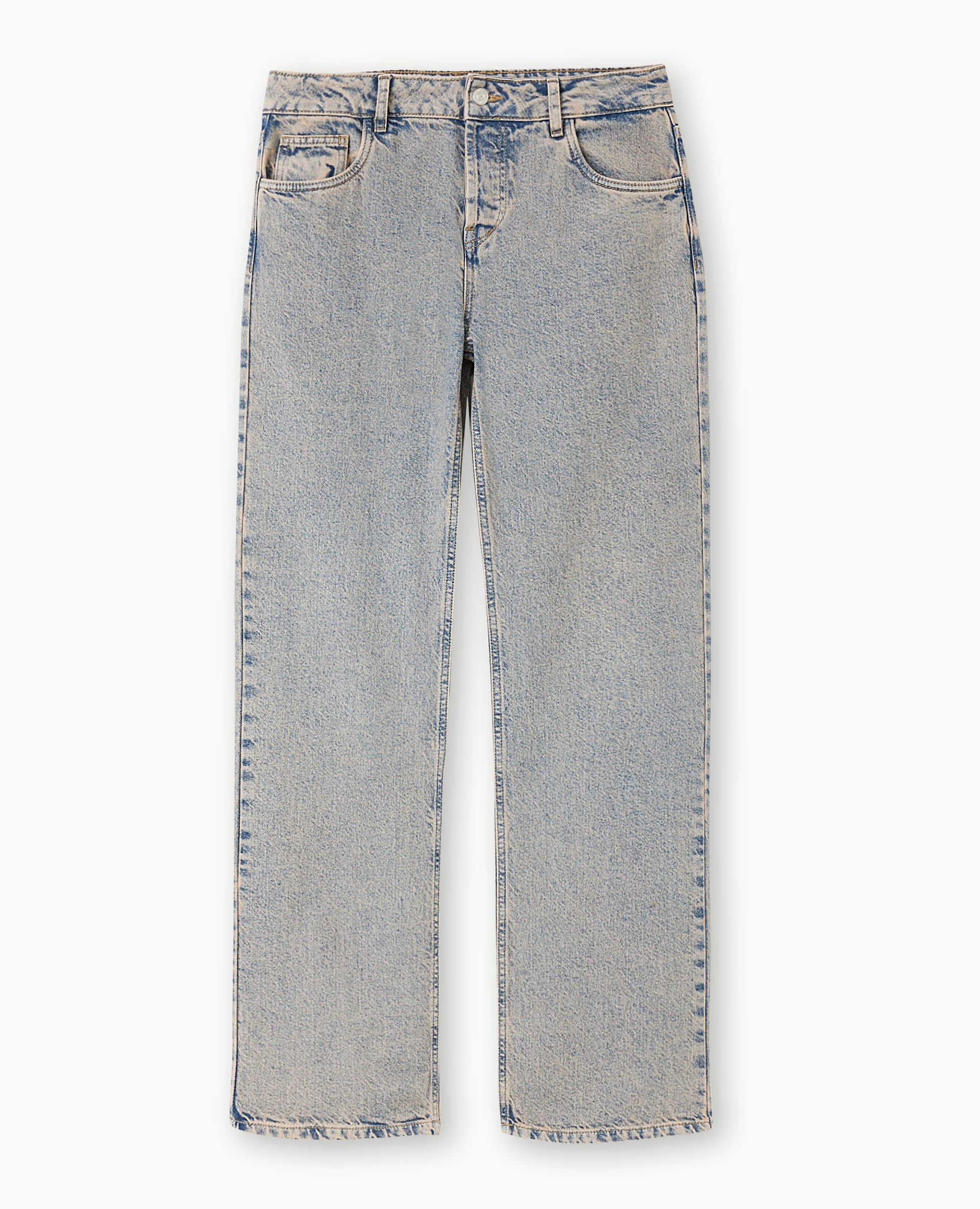 Jean wide taille basse