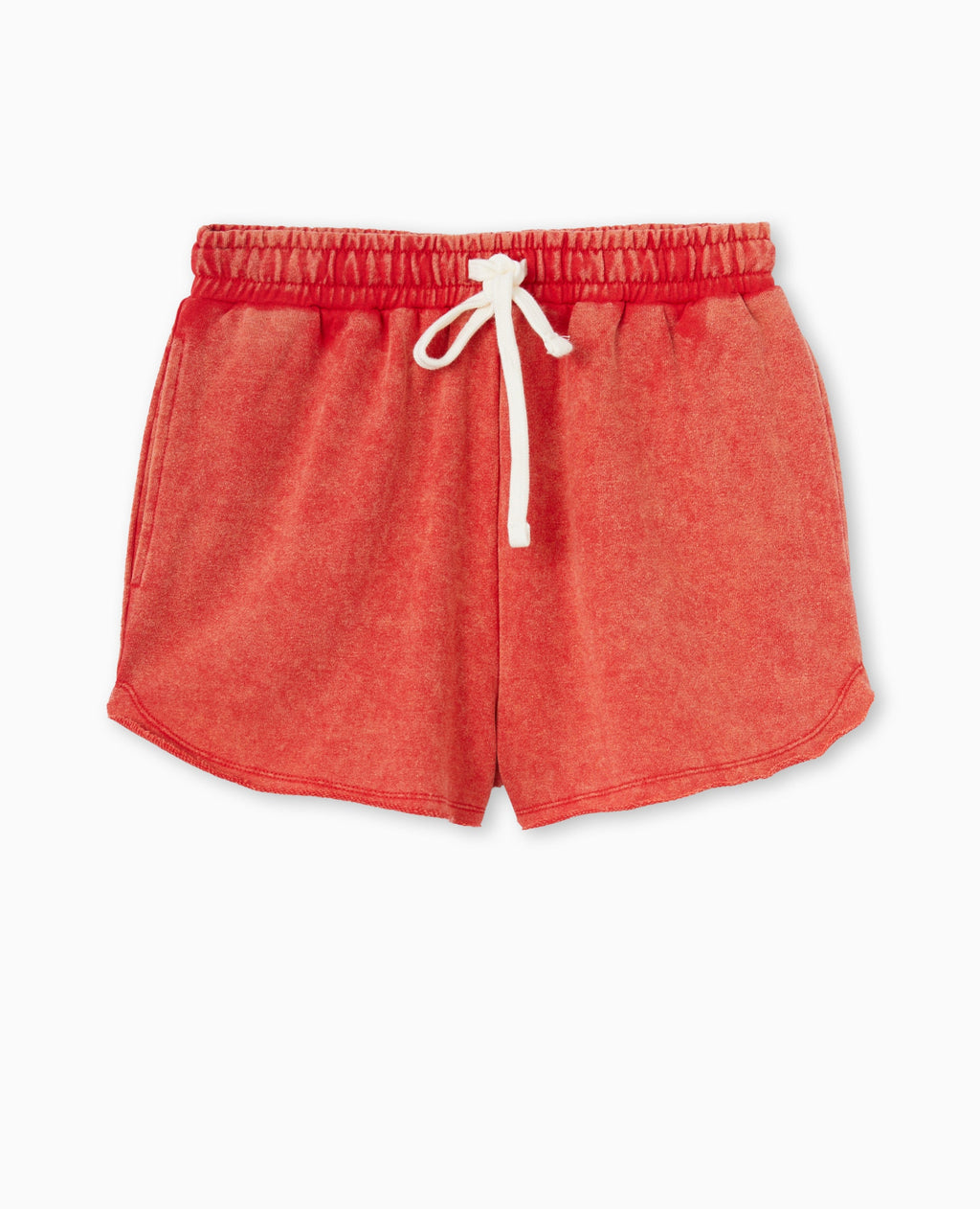 Short en molleton délavé acid wash