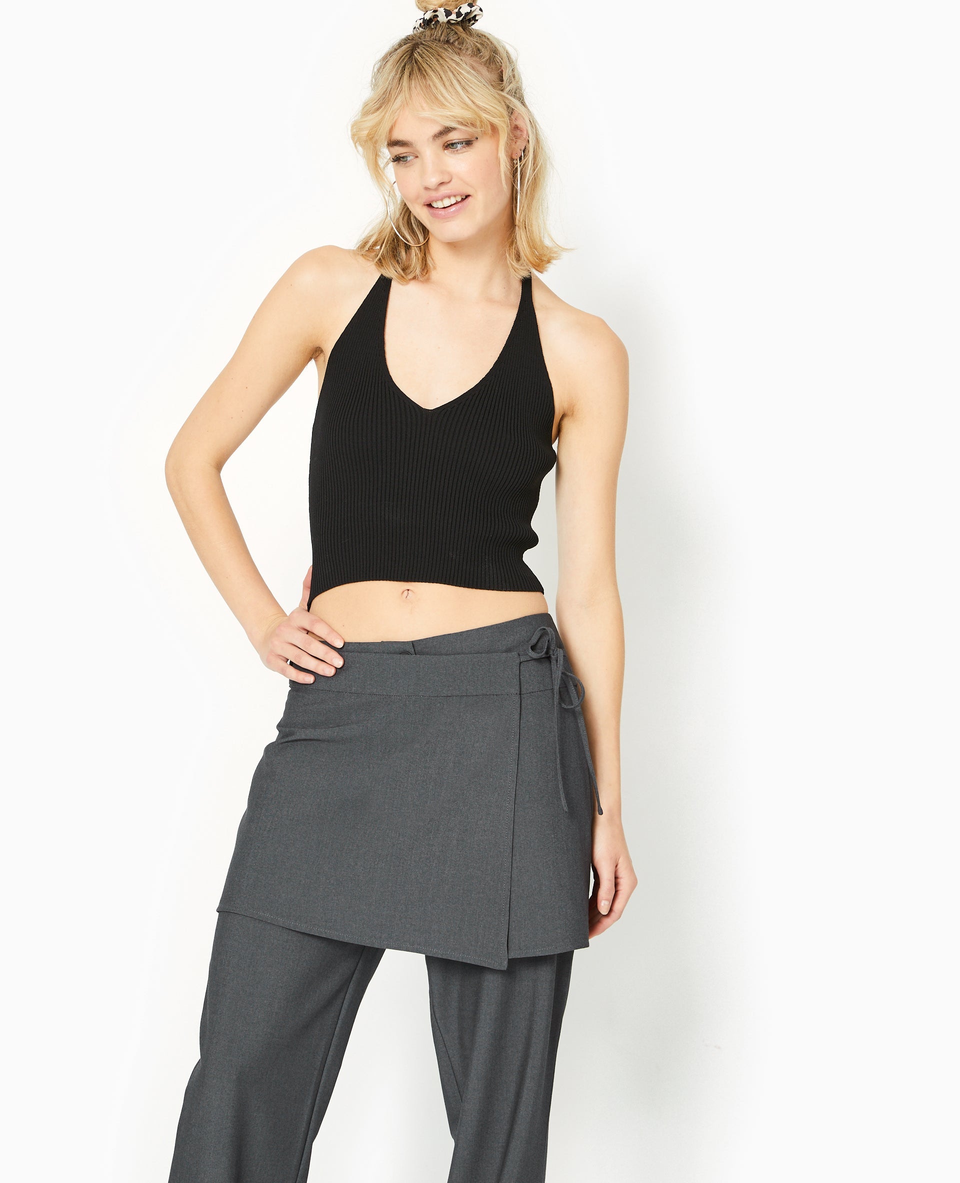 Pantalon 2 en 1 avec jupe amovible