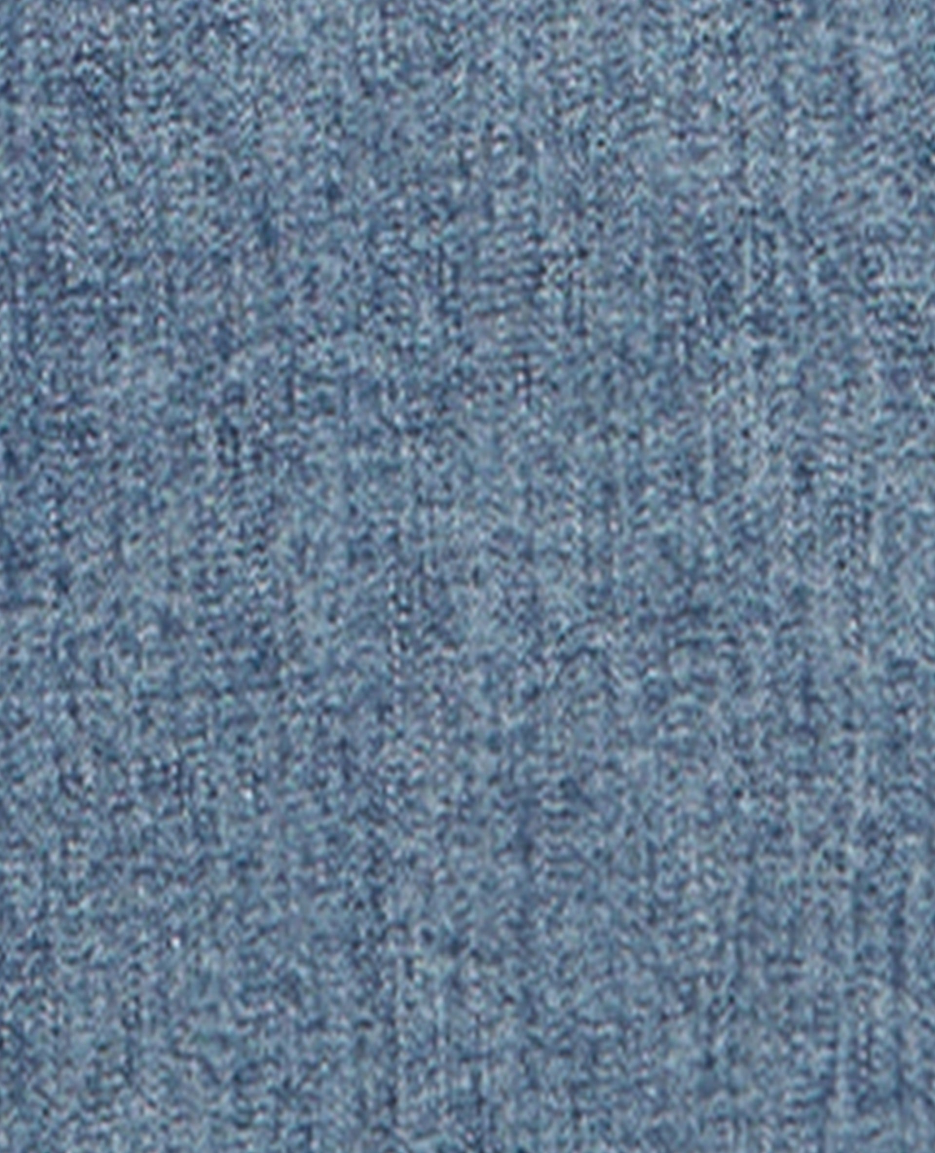 Jean wide taille haute avec bas coupés