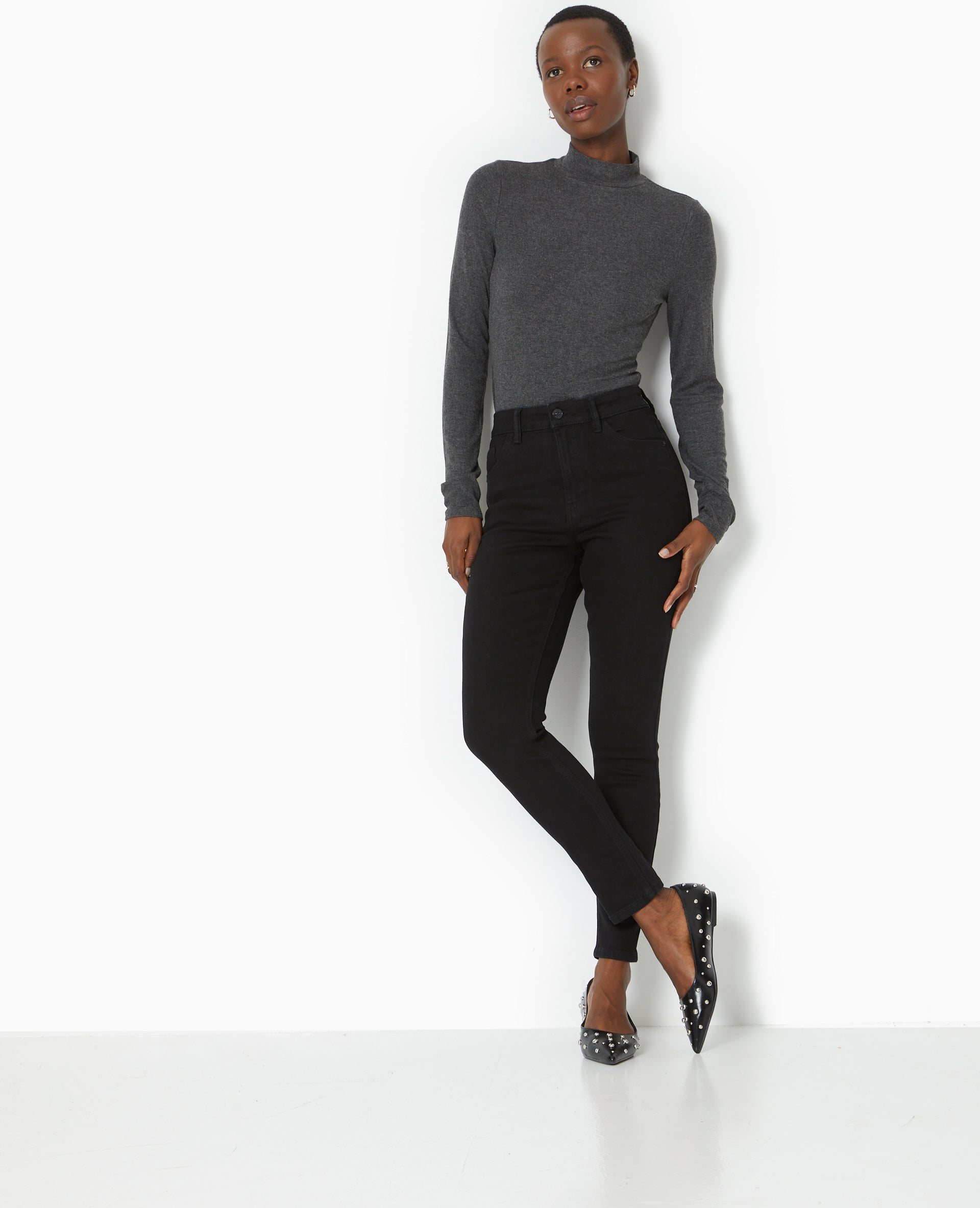 J20-1 / Jean skinny taille haute