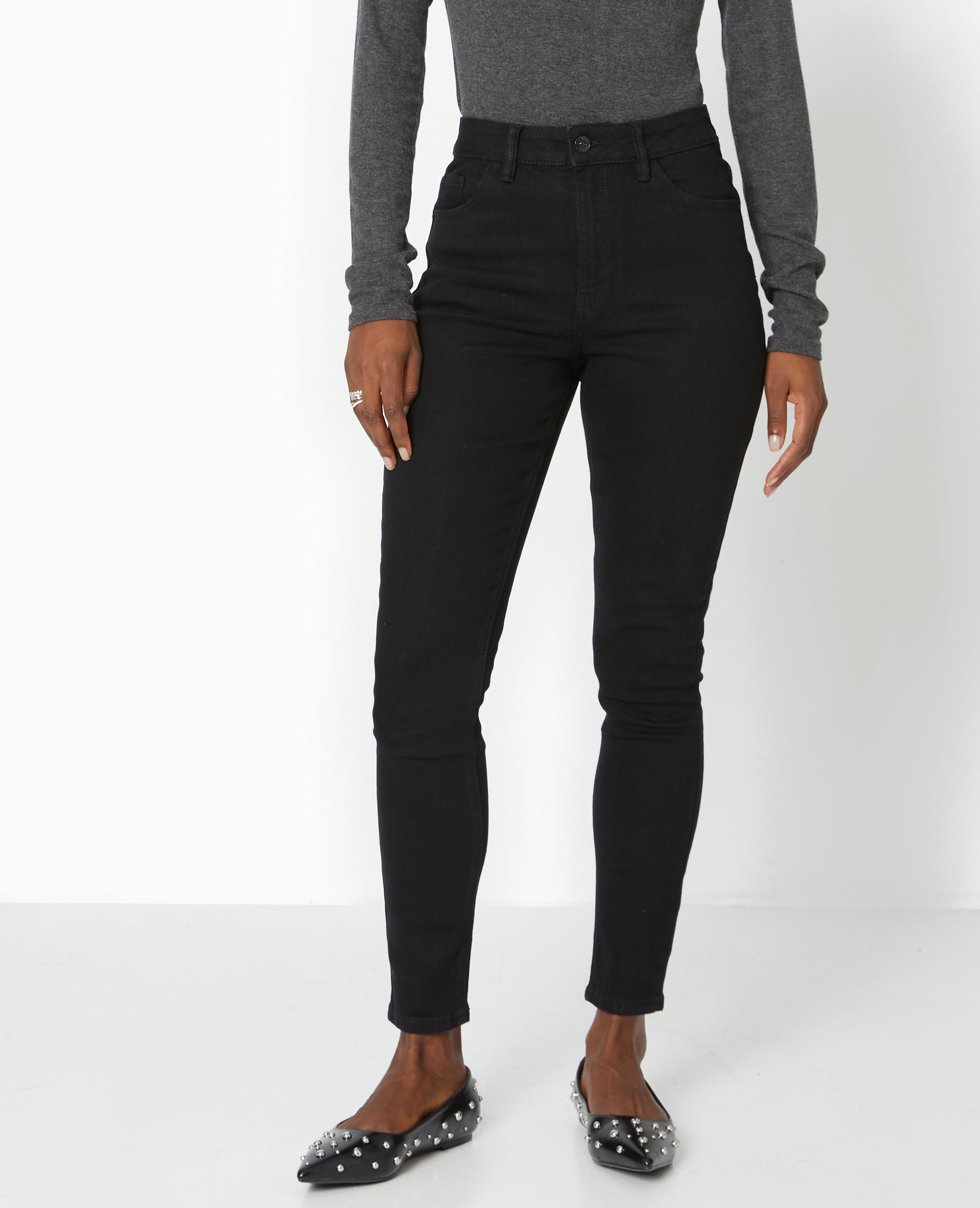 J20-1 / Jean skinny taille haute