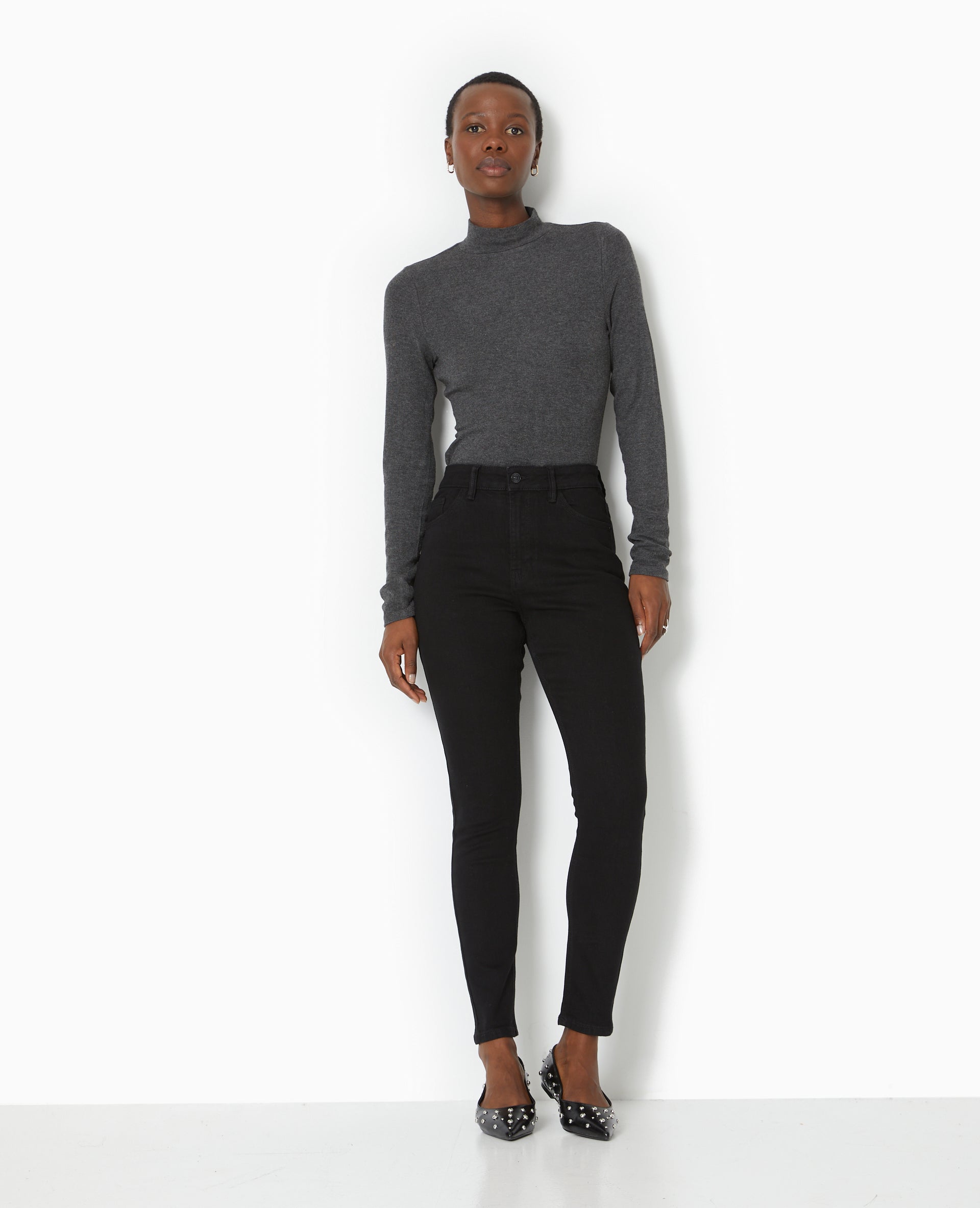 J20-1 / Jean skinny taille haute