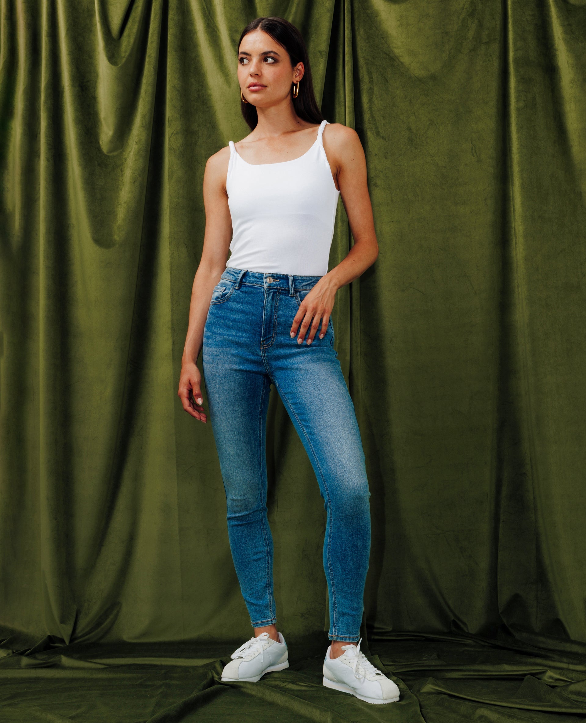 J20-1 / Jean skinny taille haute
