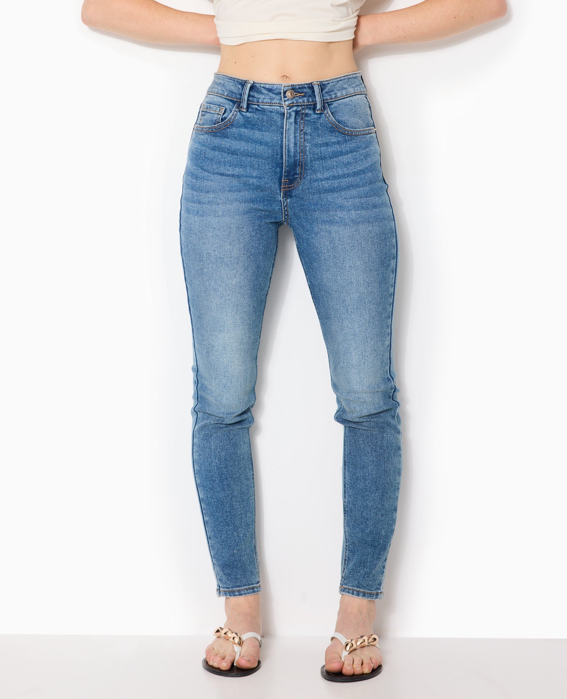 J20-1 / Jean skinny taille haute
