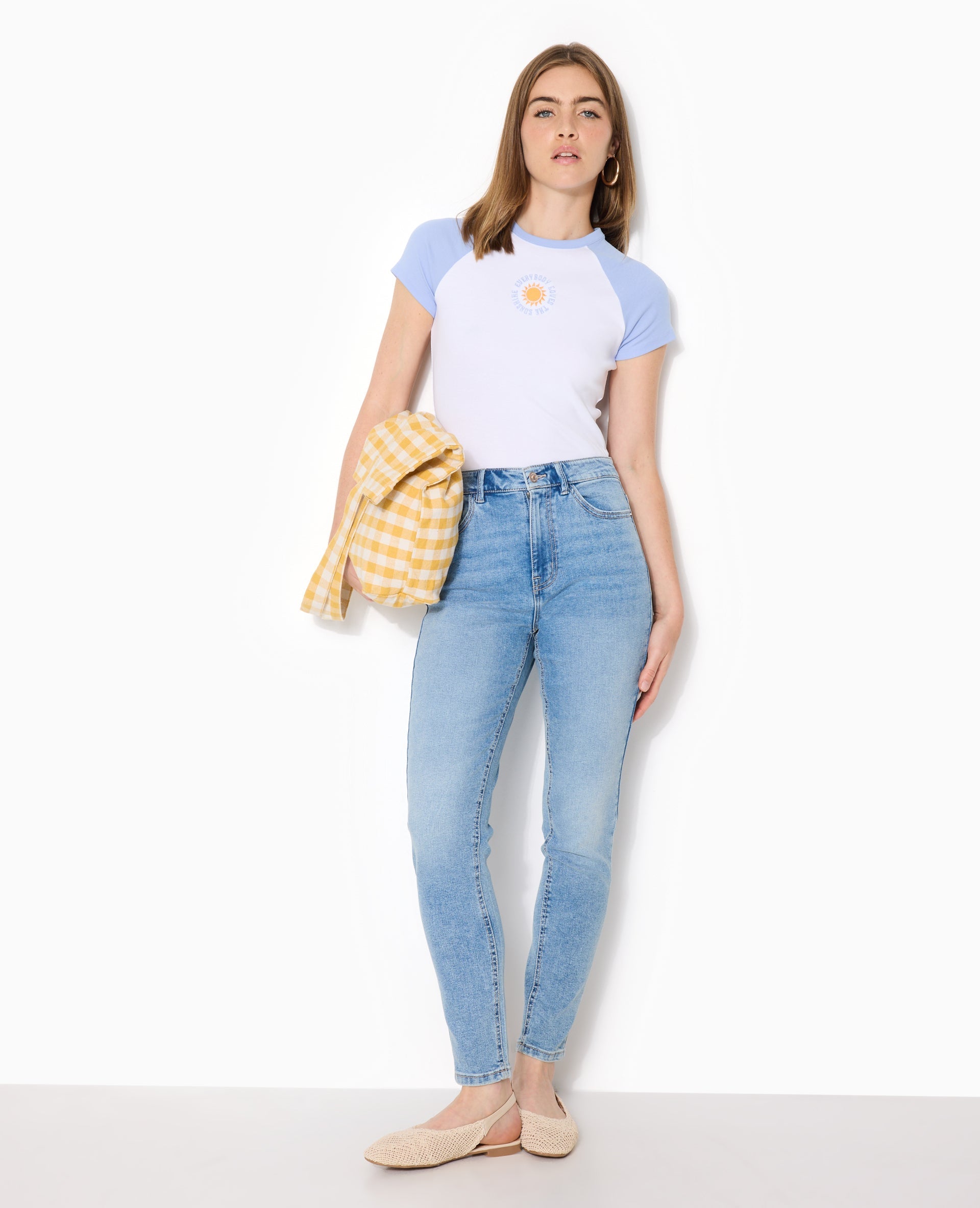 J20-1 / Jean skinny taille haute