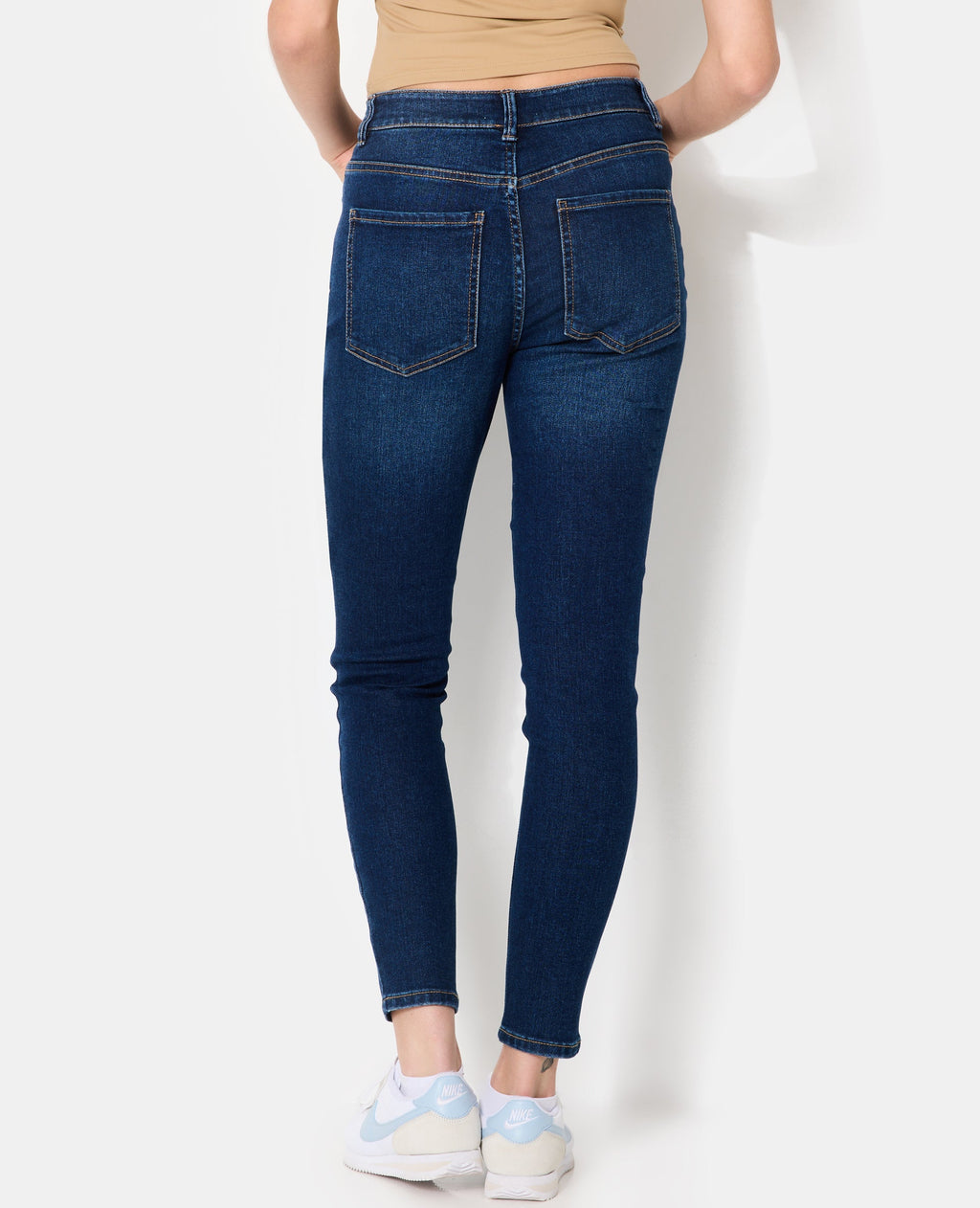 Jean skinny taille haute