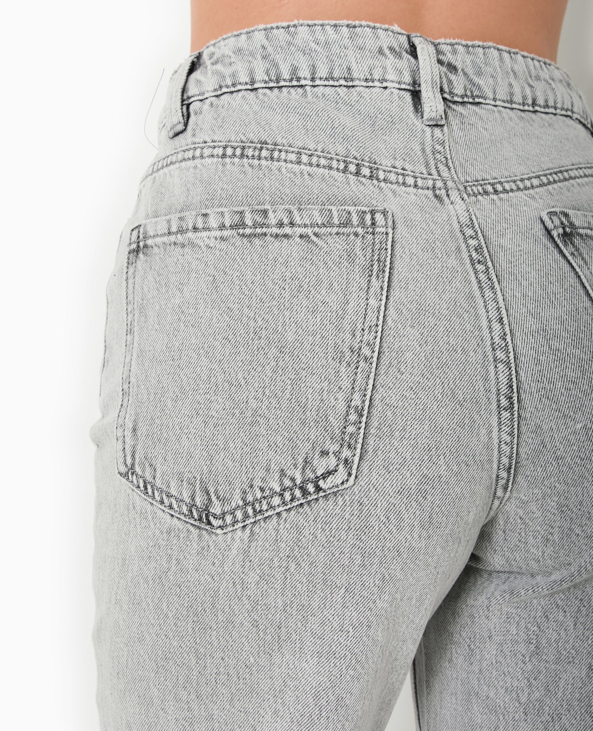 Jean wide taille haute