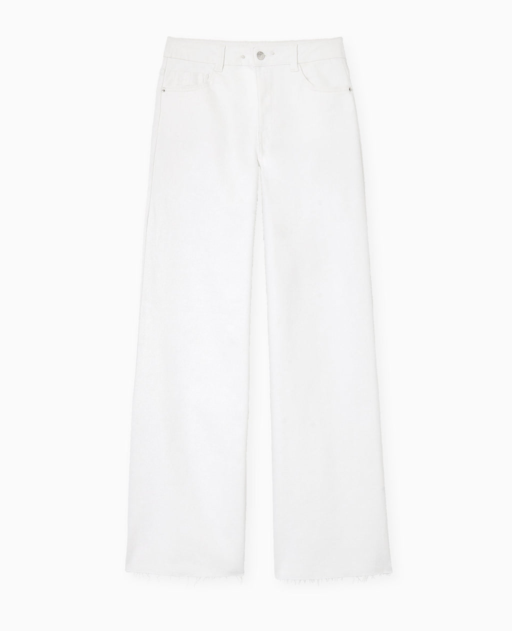 J71-1 / Jean wide taille haute bas coupés
