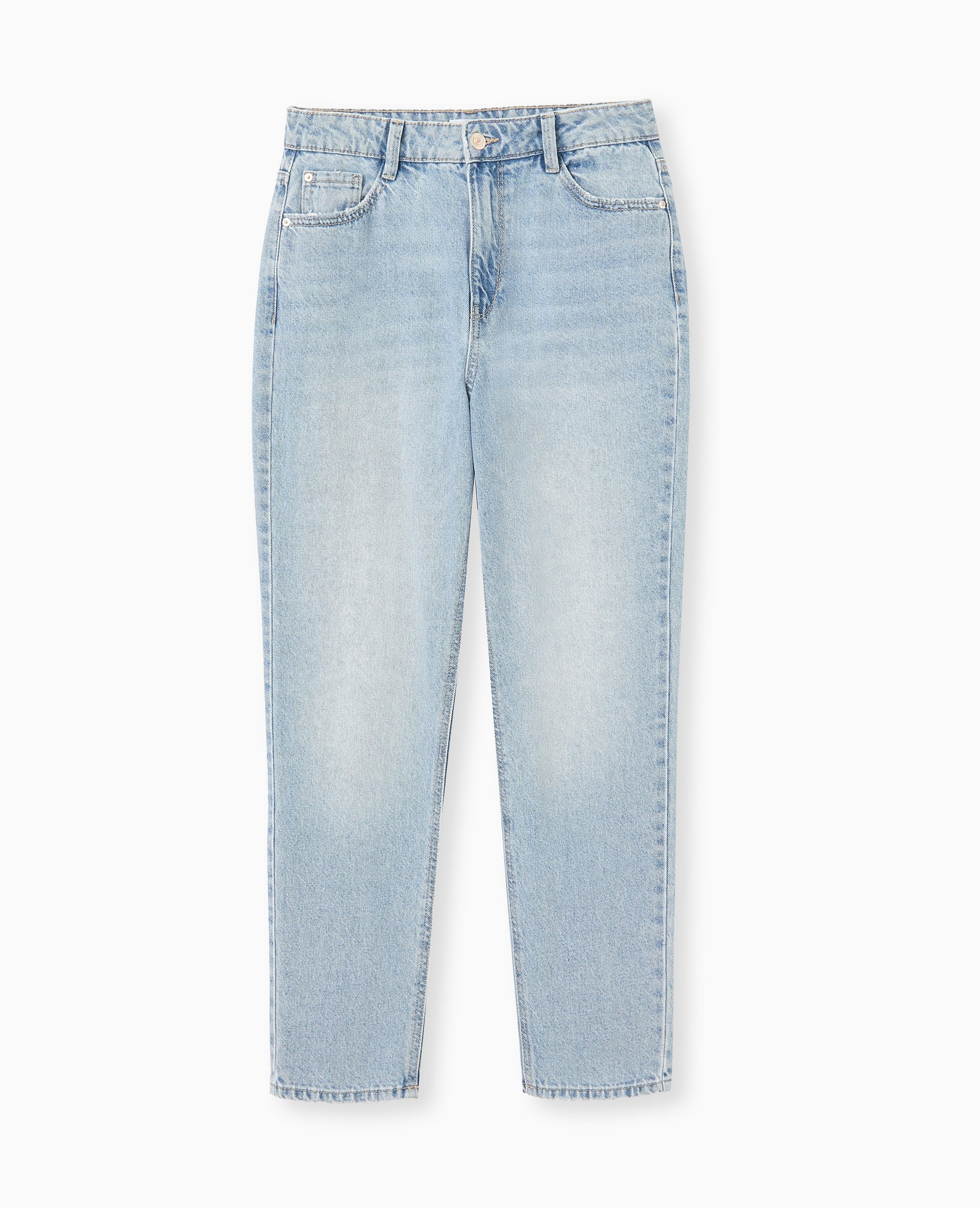 Jean mom taille haute