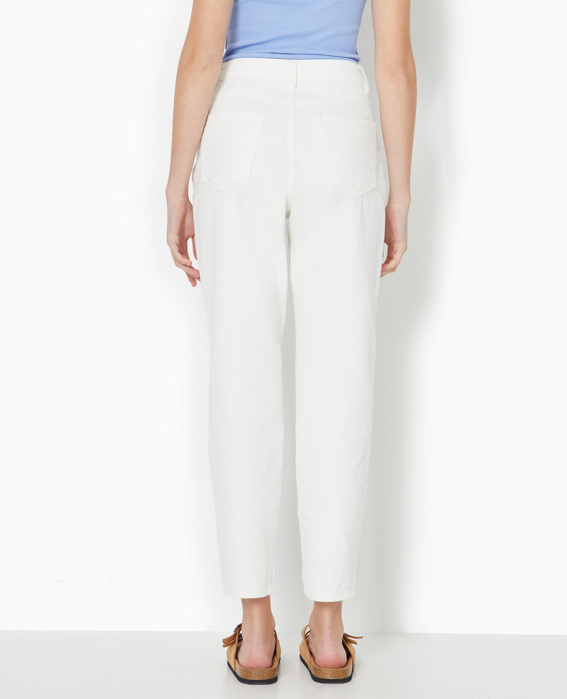 Jean mom taille haute