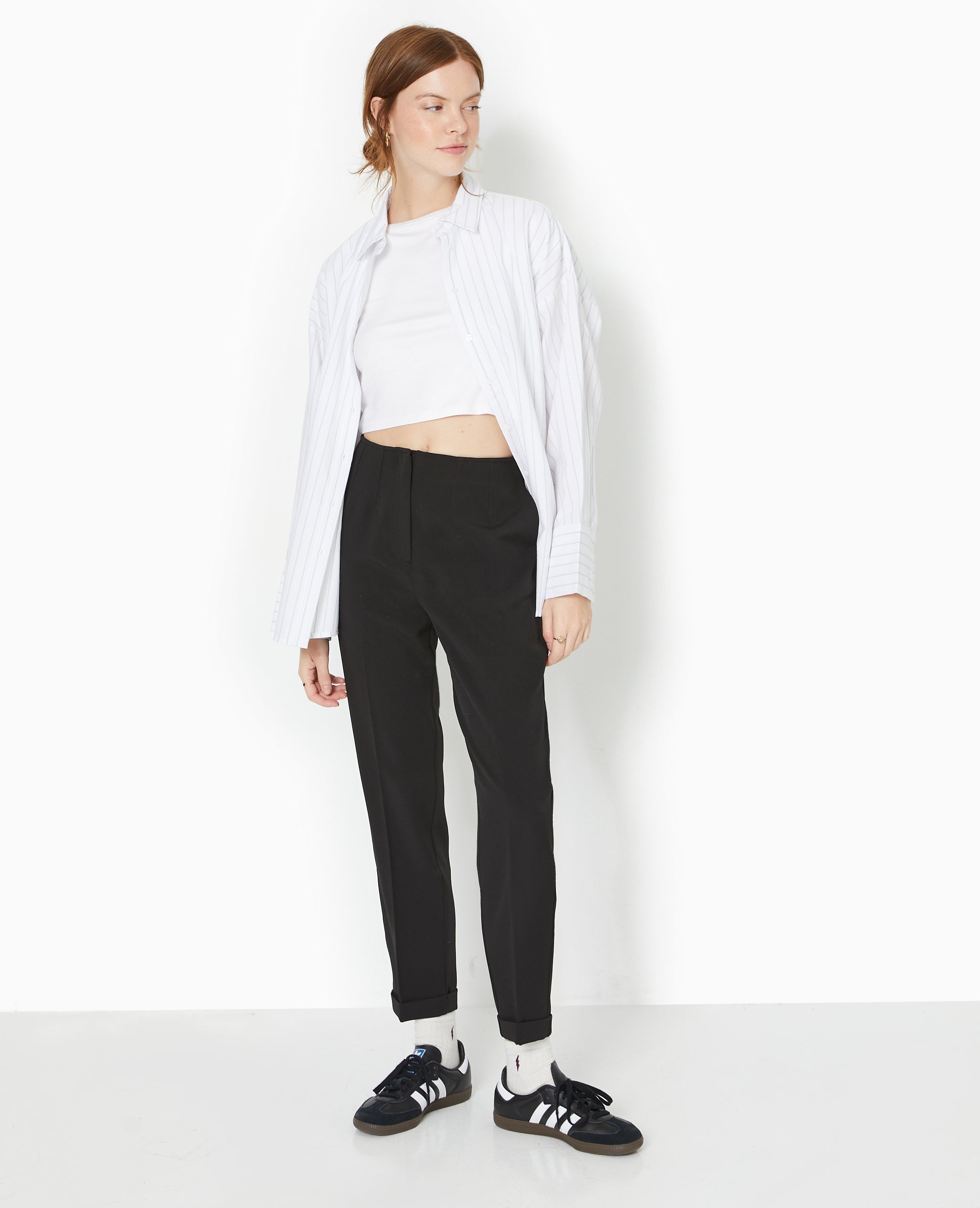 Pantalon city 7/8ème taille haute