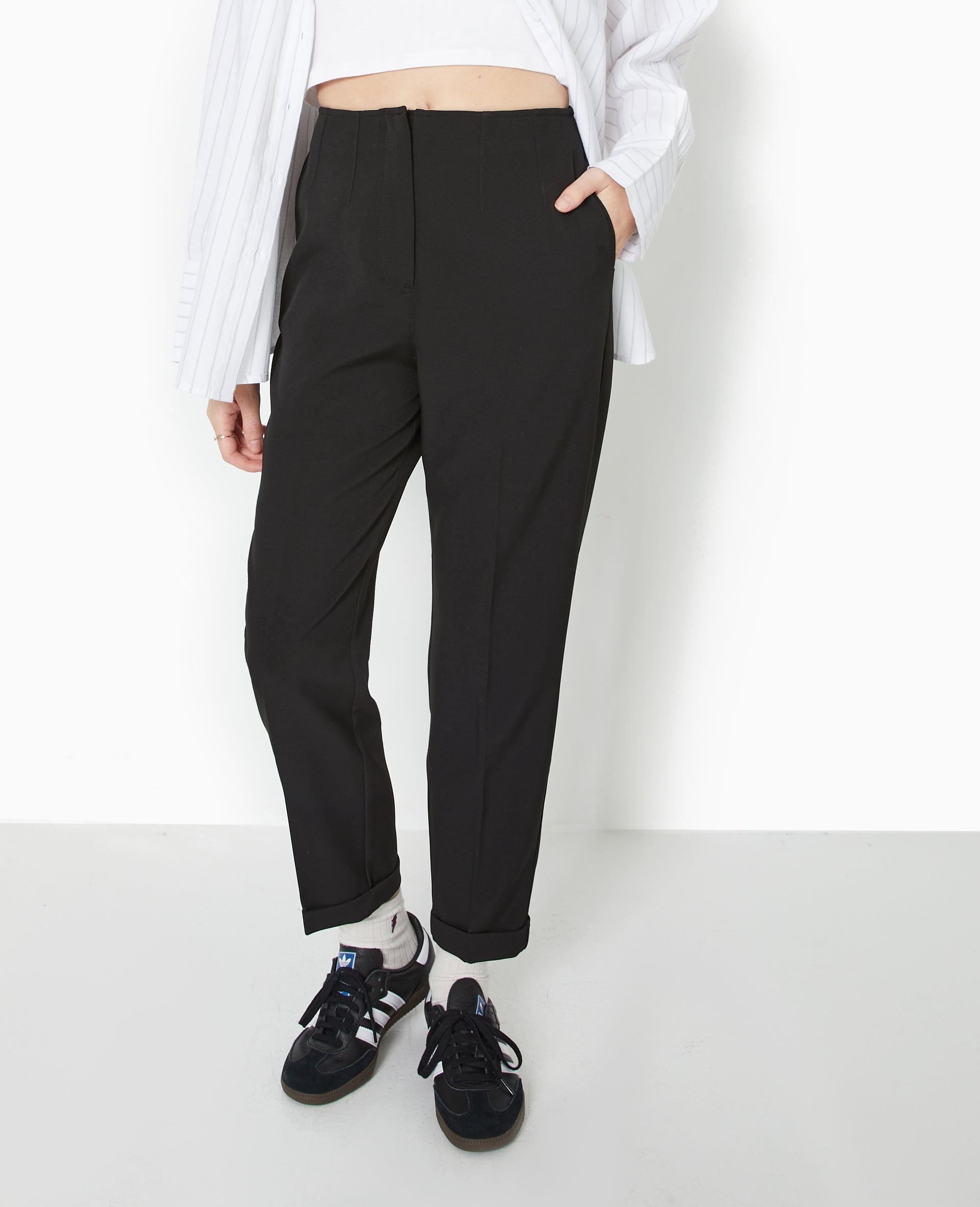 Pantalon city 7/8ème taille haute