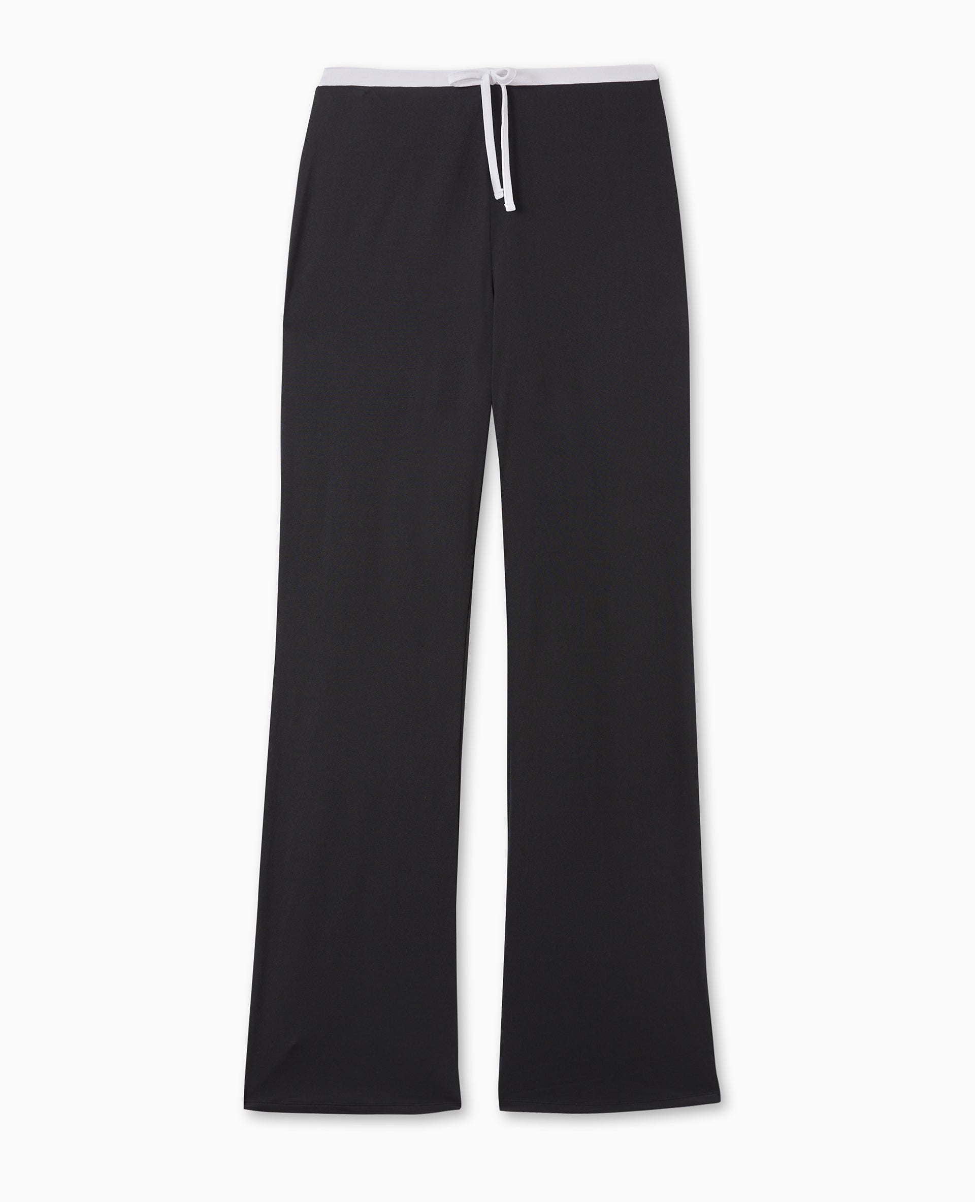 Pantalon large en maille extensible