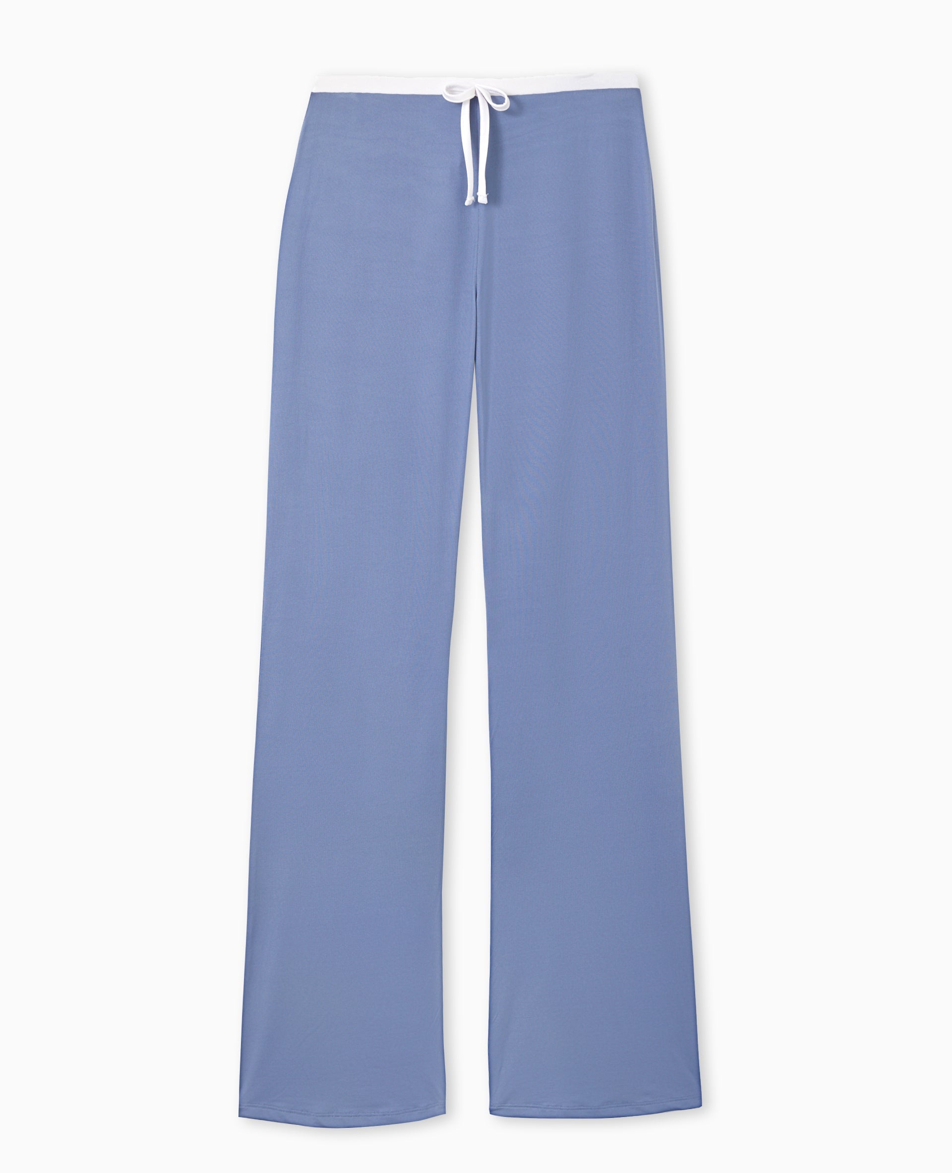 Pantalon large en maille extensible