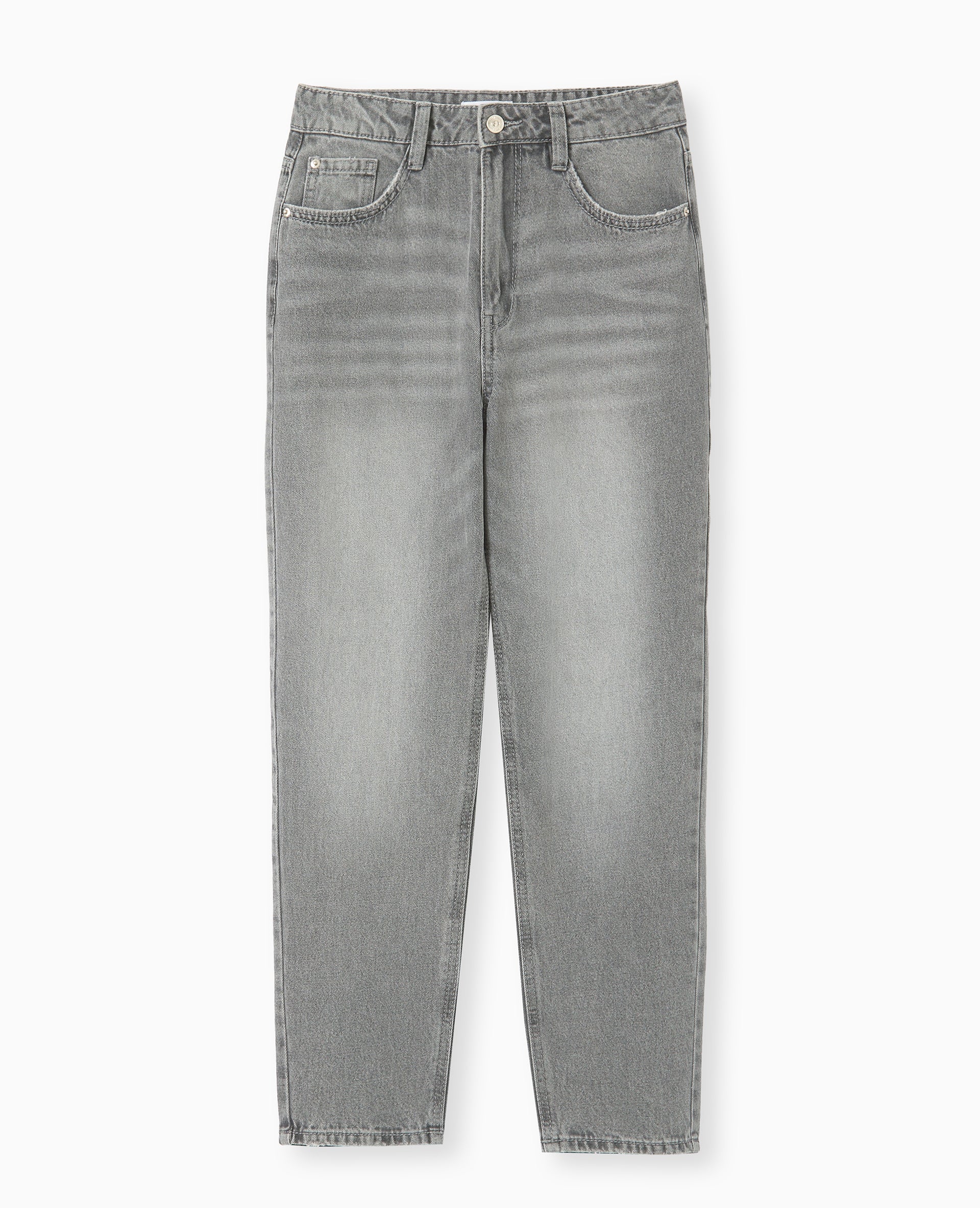 Jean mom taille haute