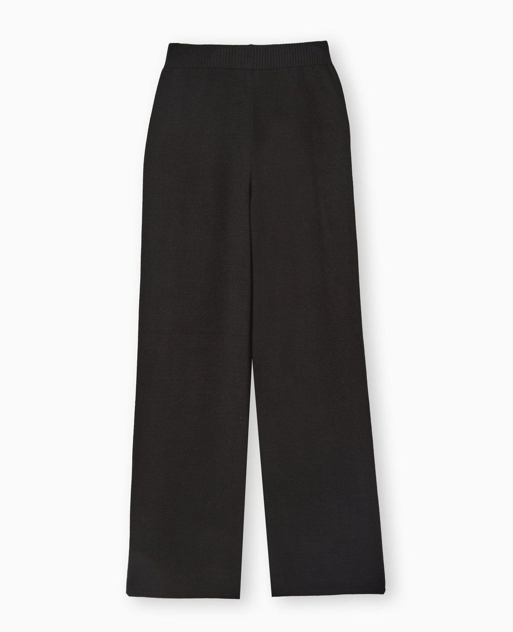 Pantalon droit en maille fine