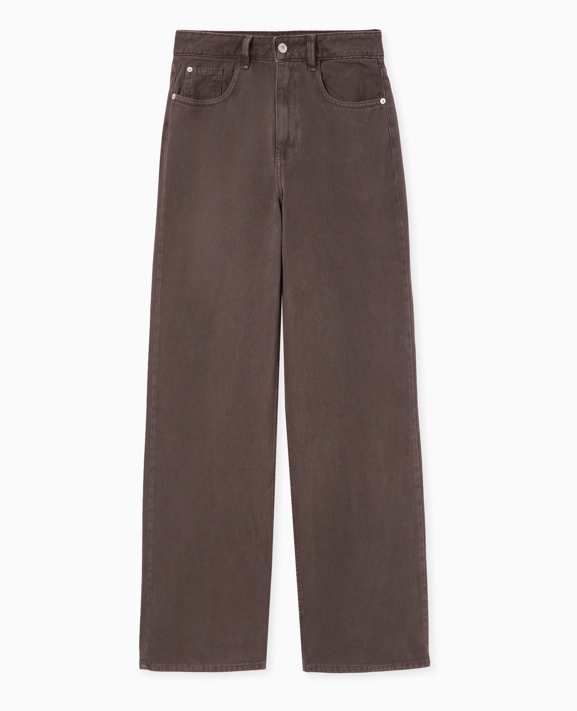 Jean wide taille haute